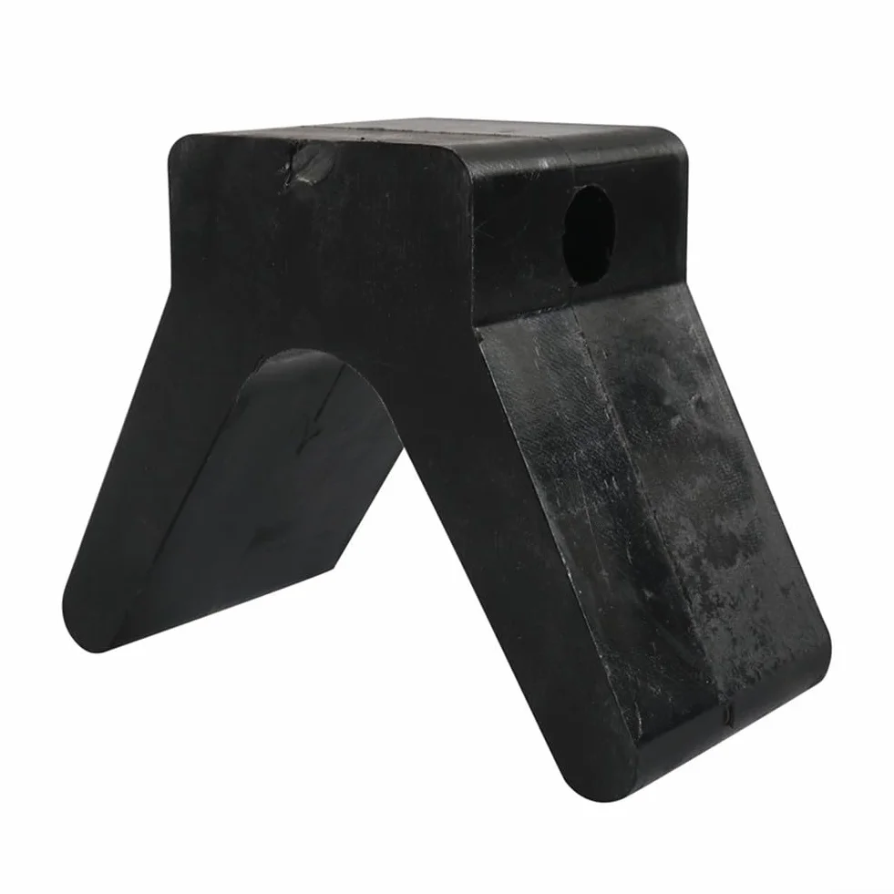 Blocco a V in poliuretano per rimorchio barca 5,1 cm nero 1 sztuka