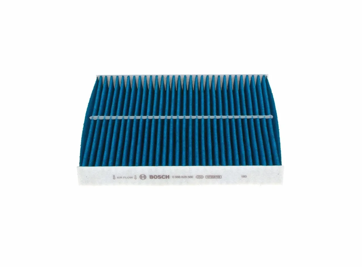 Bosch FILTER+pro Filtro Abitacolo A8566, Filtro di Ricambio ad Alta Efficienza - Agisce efficacemente contro polline, polveri Sottili, muffe e batteri per un'aria più pulita all'interno del veicolo