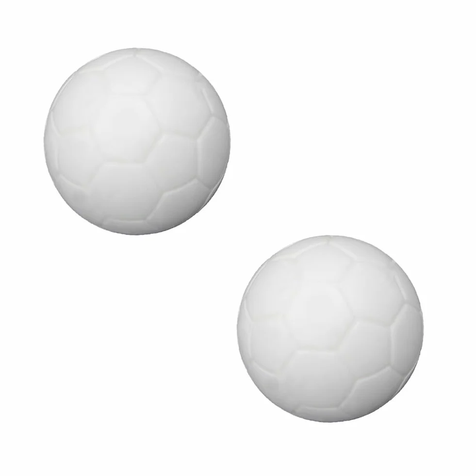 Palline da calcio balilla 36 mm resina bianca solida 12 confezioni ricambio