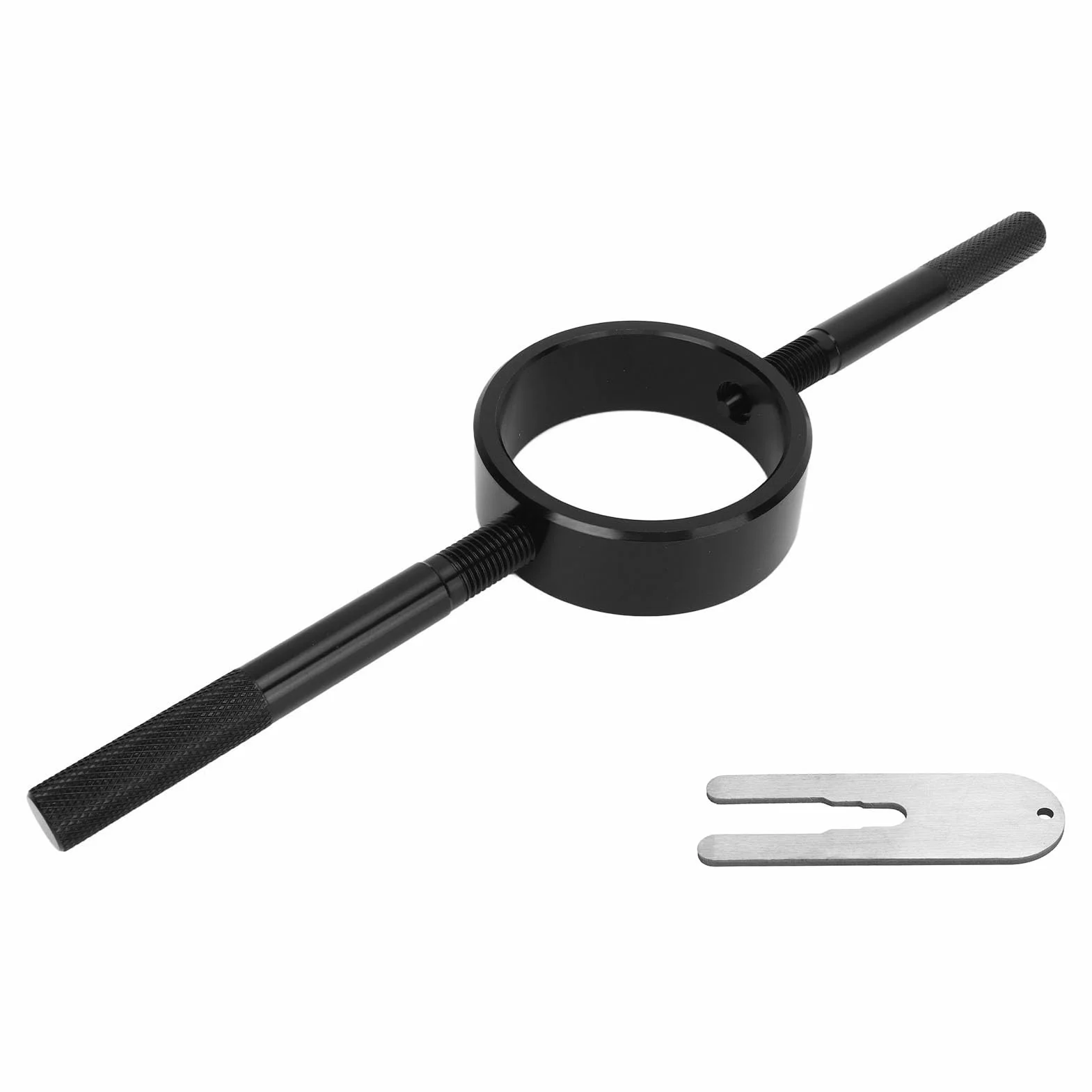 Kit di Attrezzi per Compressore Molla Forcella per Moto, Kit di Manutenzione Molle Forcella in Alluminio 6061 per la Maggior Parte delle Forcelle Rovesciate per Bici Strada