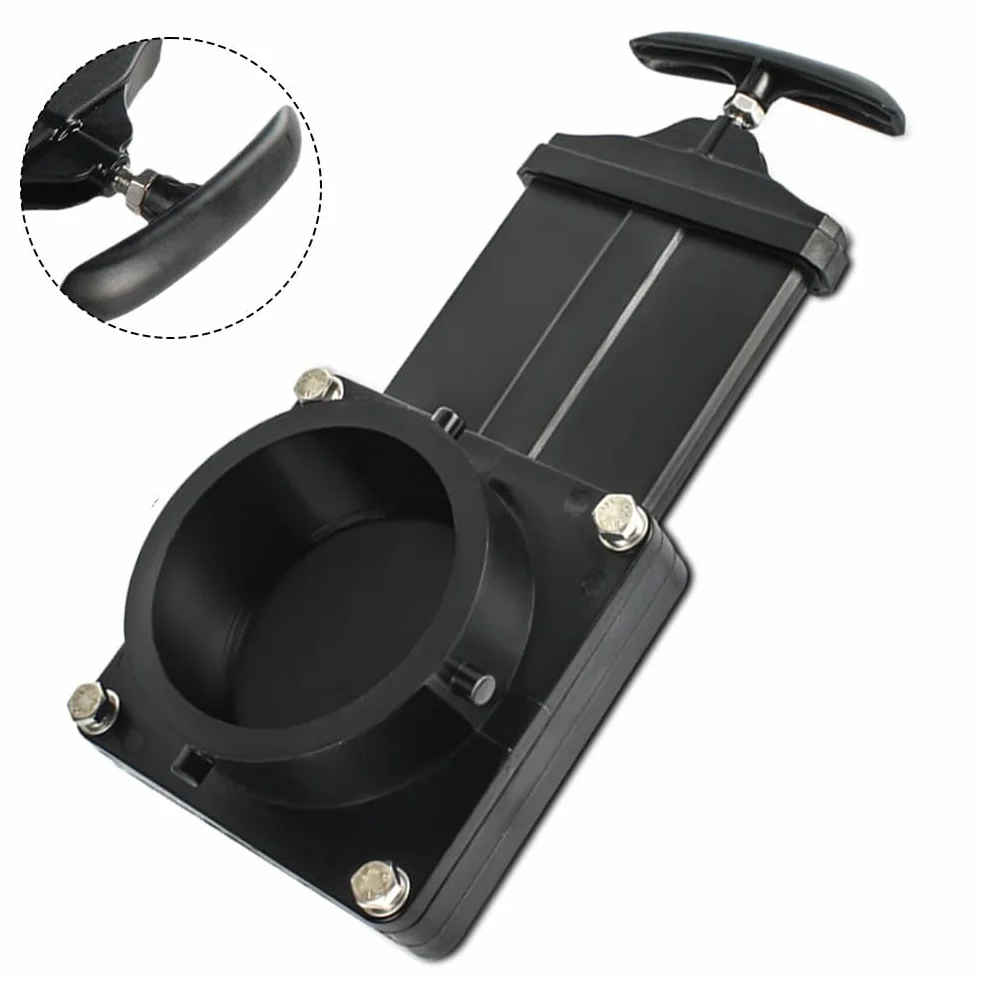 Valvola di scarico RV 3 pollici ABS nero per serbatoi acque reflue acqua dolce camper rimorchi