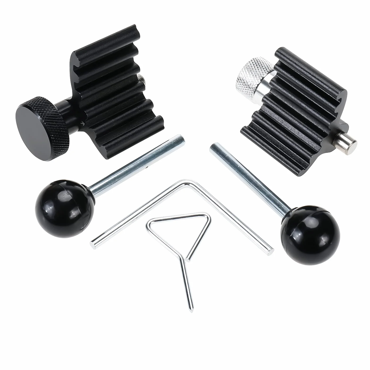 BOOMSTART Manovella di Sincronizzazione, Kit per La Messa in Fase del Motore Diesel Kit di Attrezzi per Cinghia di Distribuzione Adatto per VW, per Skoda 1.2 1.4 1.9