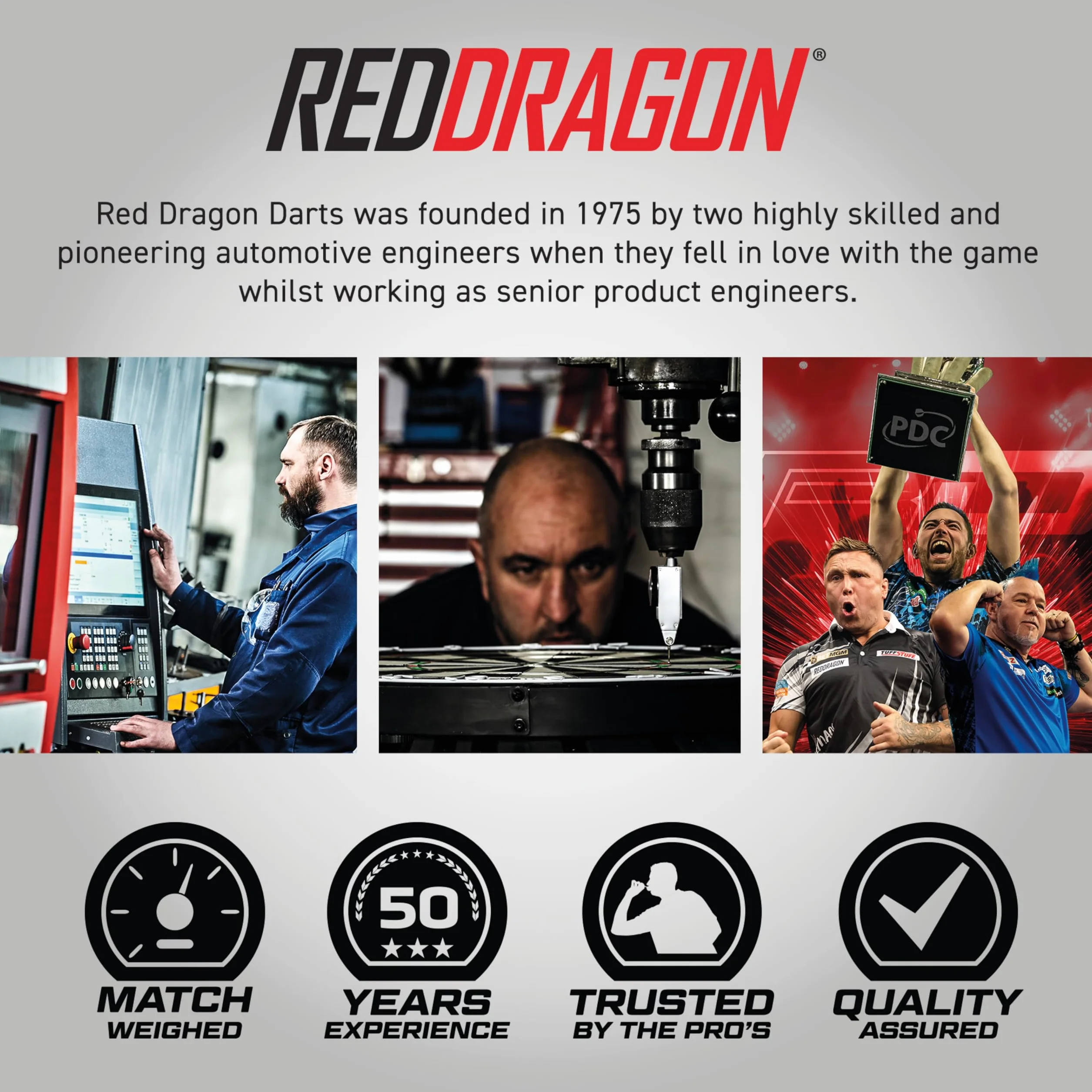 RED DRAGON Specialista Freccette Punti 32mm 3 Set Nero Standard