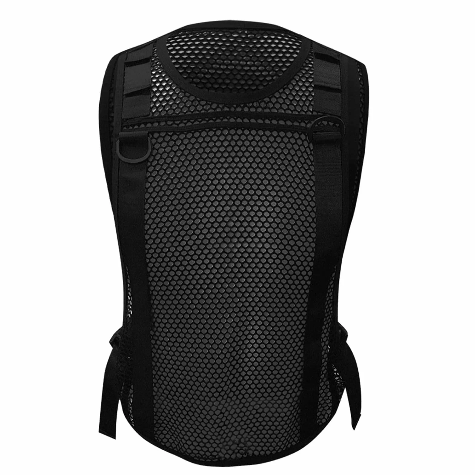 Top da uomo in rete a crop scollo rotondo traspirante senza maniche sexy per sport palestra clubwear