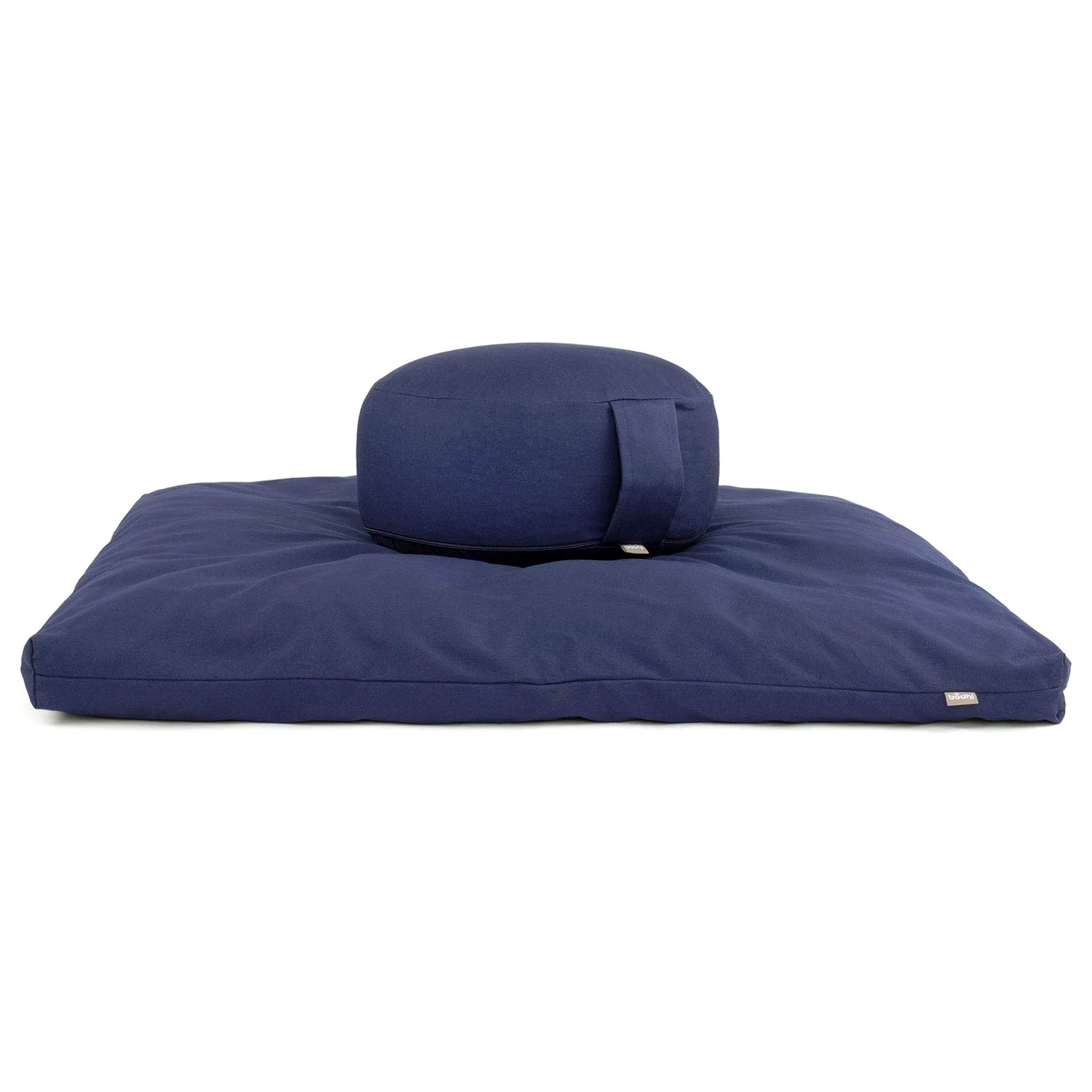 Bodhi - Set da meditazione ECO | Cuscino Rondo + Zabuton, Blu scuro (farlo)