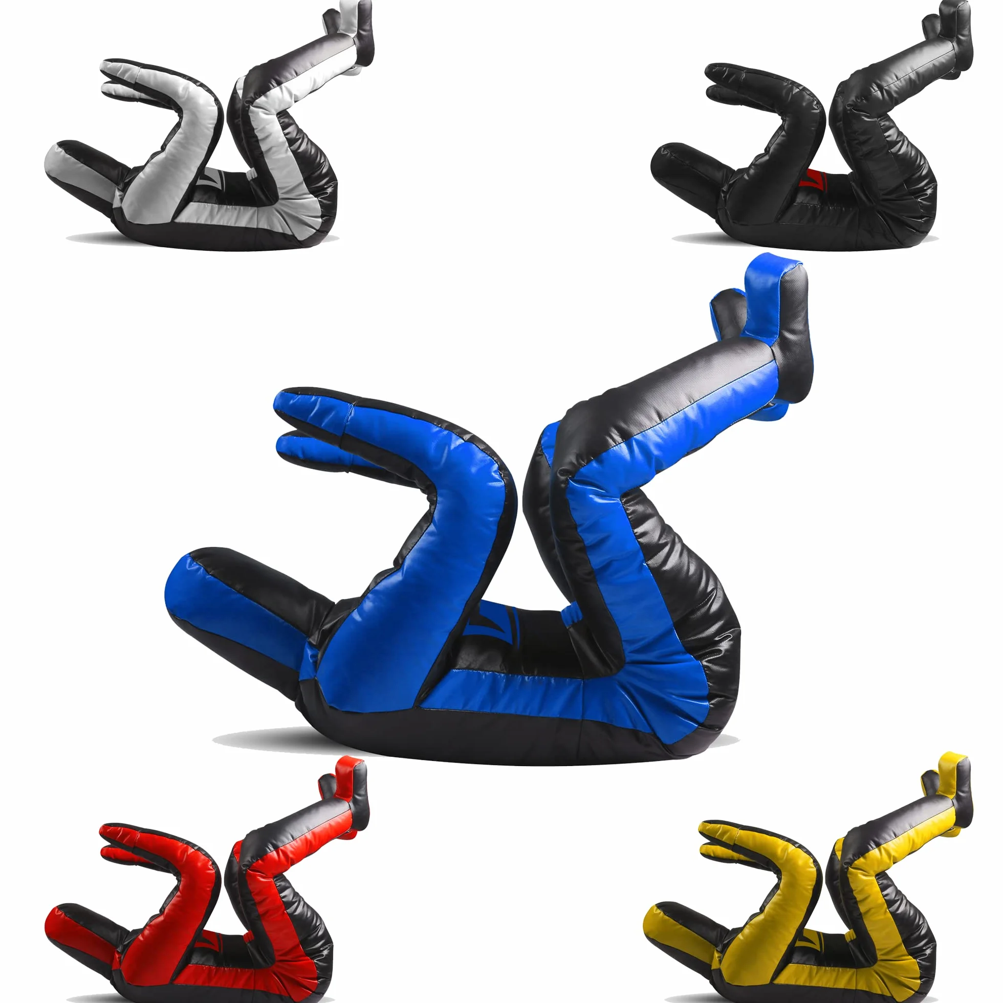 Defender MMA brasiliano Grappling Dummy Punch Bag Submission Dummy 170 cm Non riempito (Nero)