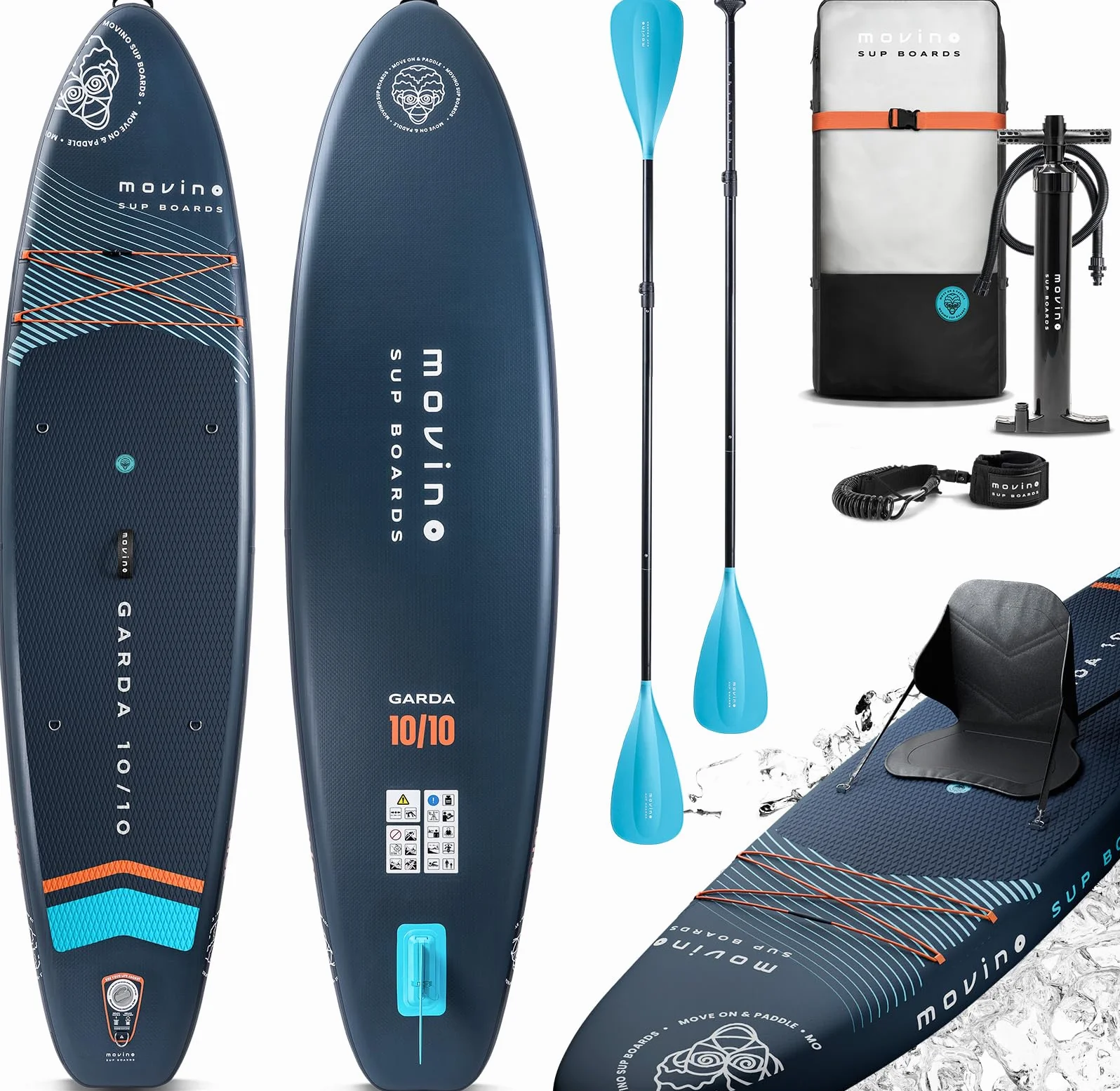 Movino Garda Allround 10'10" SUP Stand Up Paddling Board Set 330 cm
