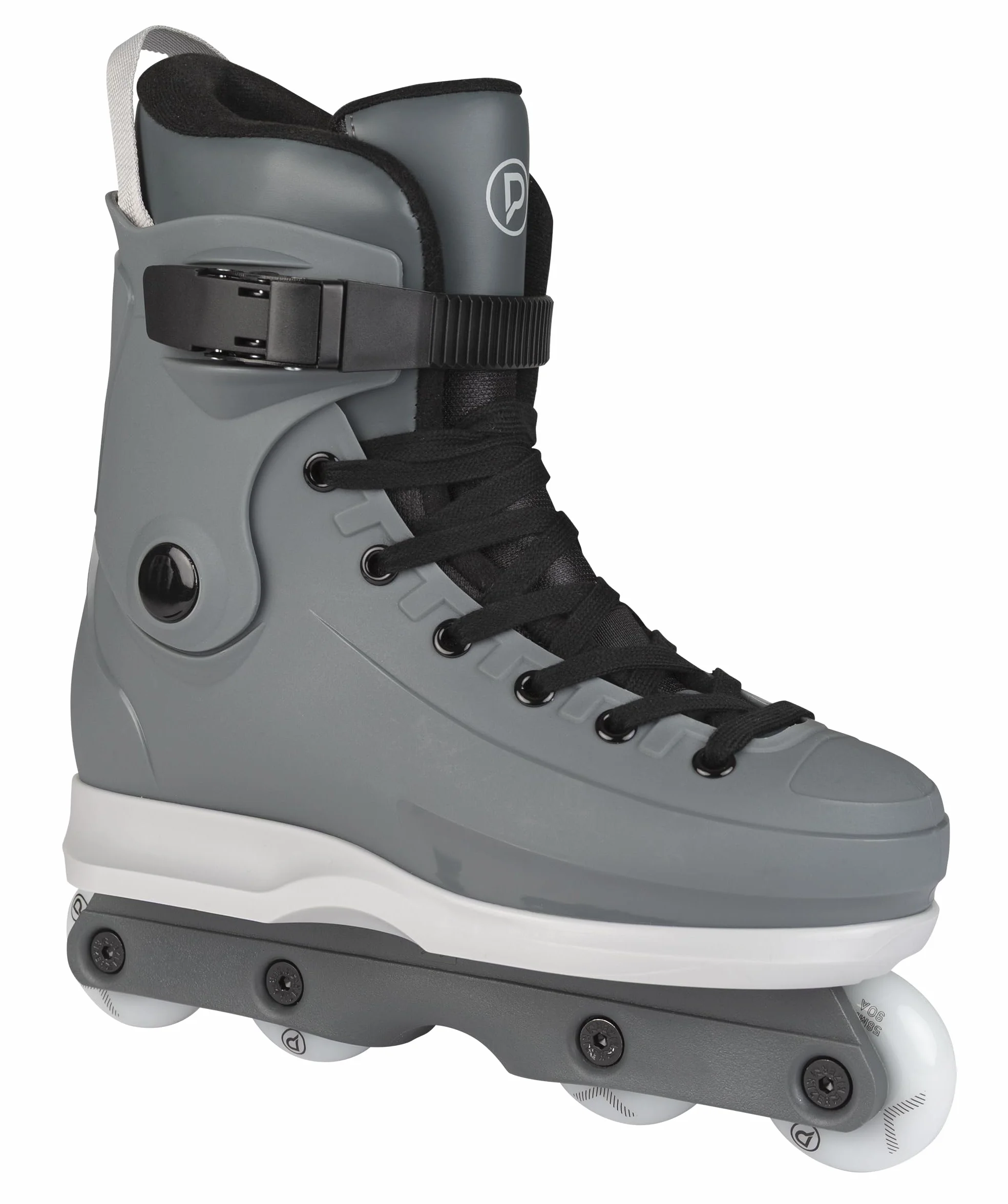 Playlife Pattini in linea aggressivi Inline Rave Park nero taglia 37-46 ruote Kizer Fluid V Frame