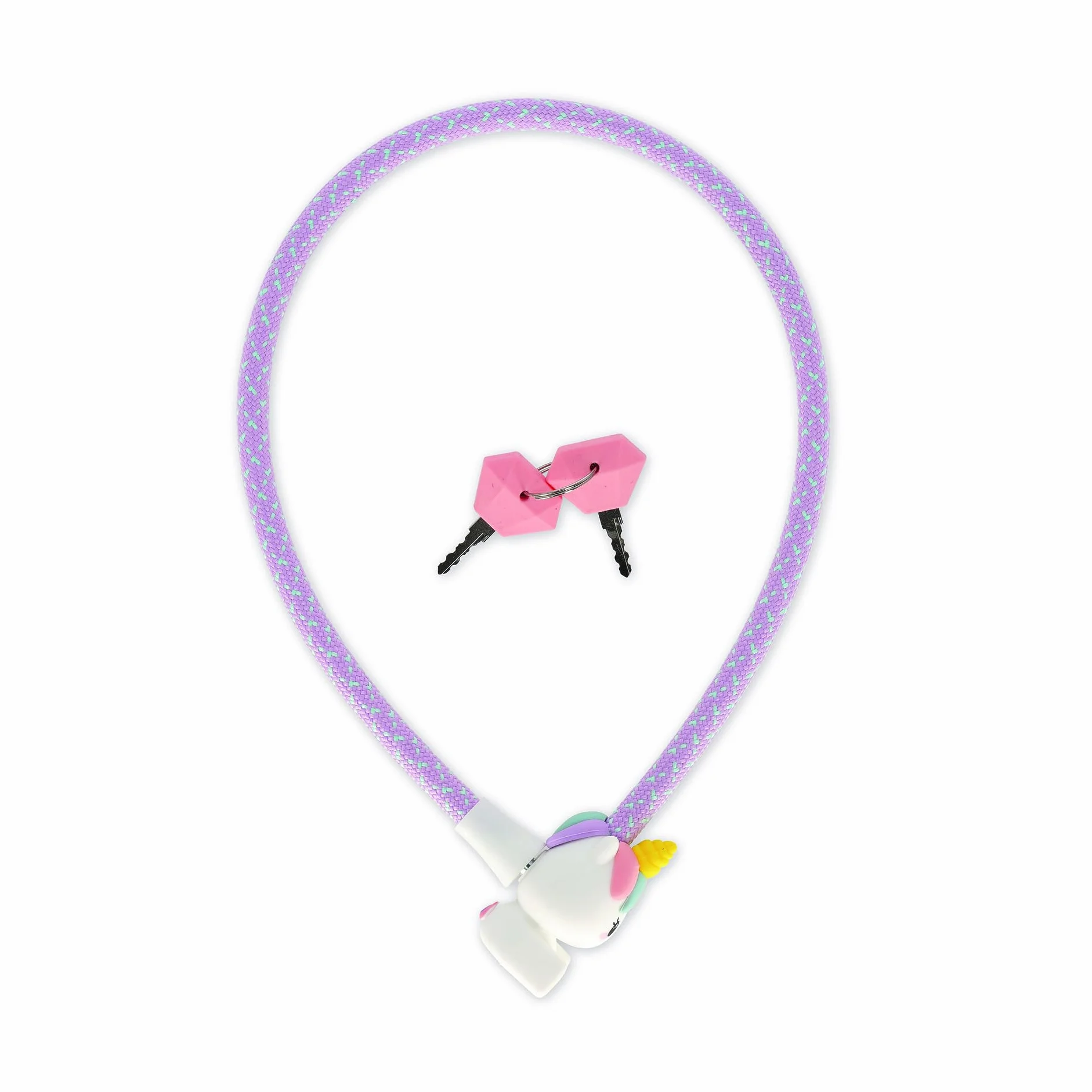 Legami Bike Lock Lucchetto per Bicicletta con Chiave Unicorn 75 cm Accessori Bicicletta Bambini
