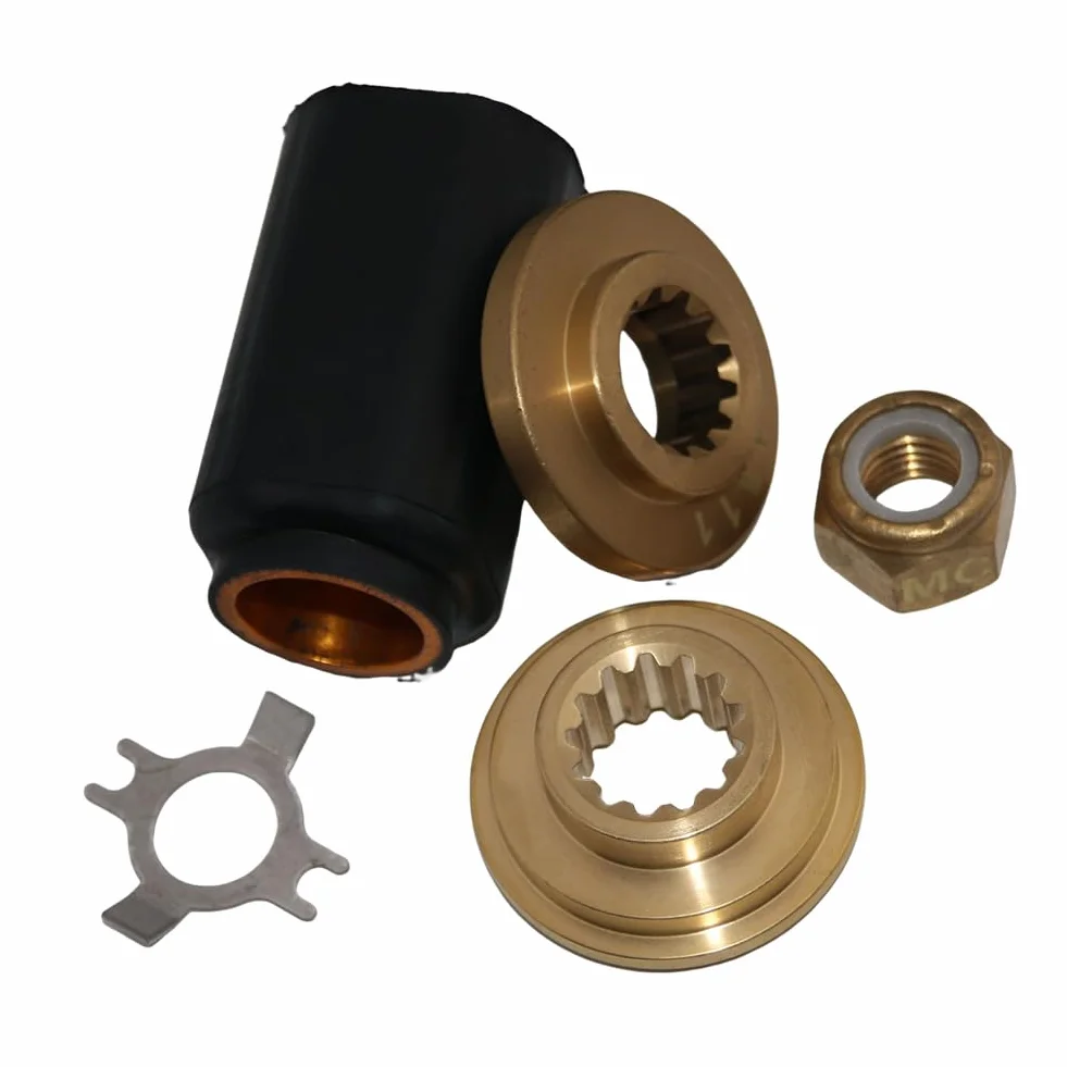 Boatman Elica fuoribordo 4 pale Mercury 25-70 CV 13 scanalature kit hub intercambiabile