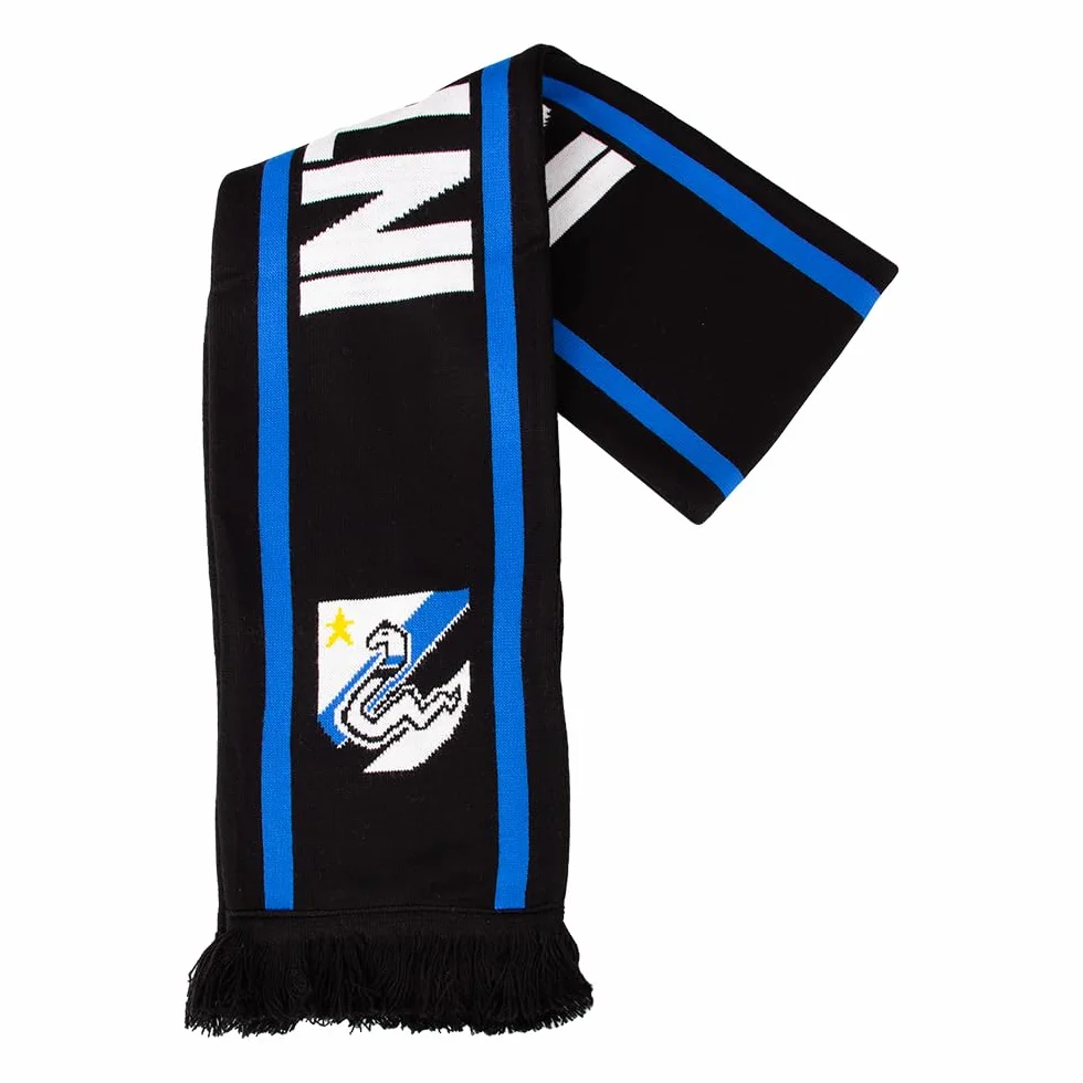 Inter Scarf Acrylic Sciarpa Taper Collection Unisex Adulto Nero One Size