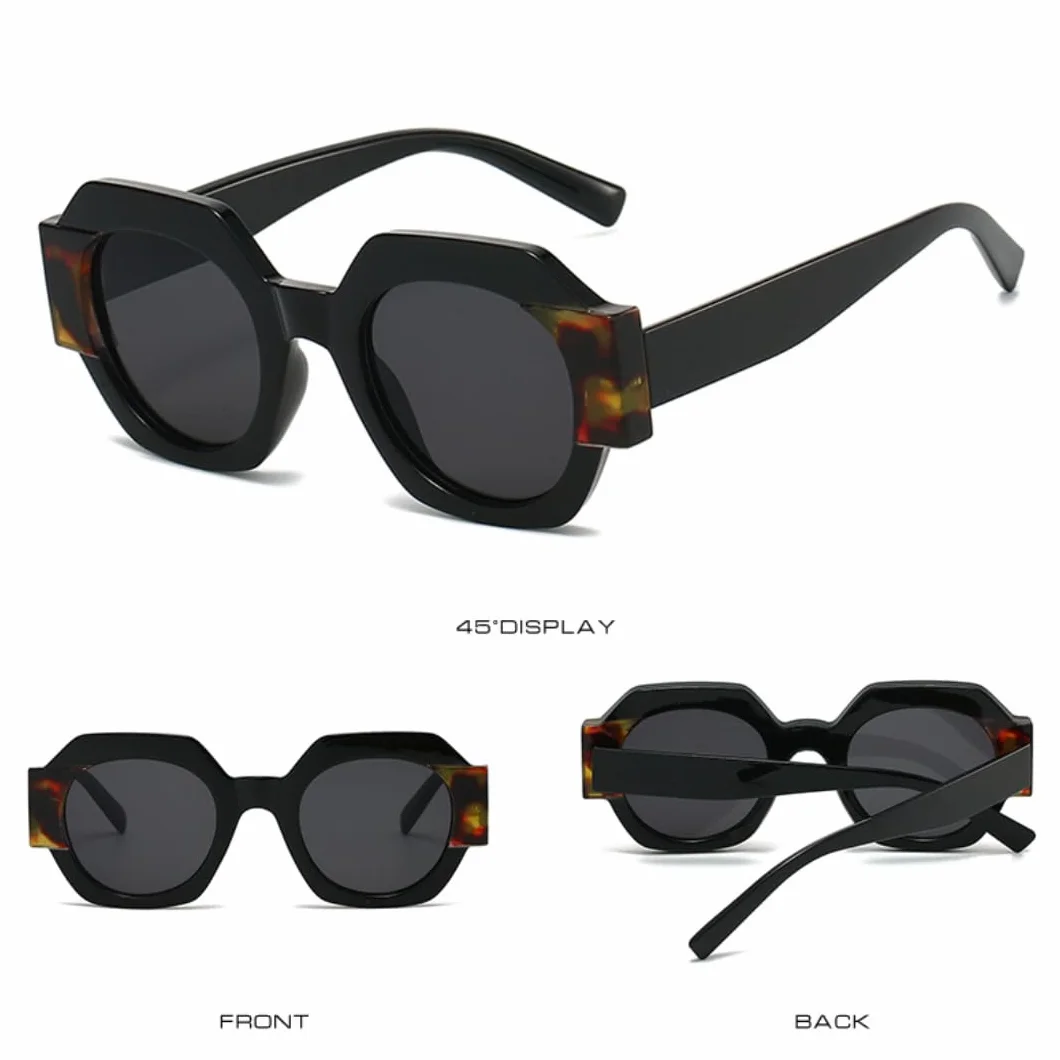 Okulary przeciwsłoneczne UV400 vintage punk luksusowy design dla kobiet i mężczyzn
