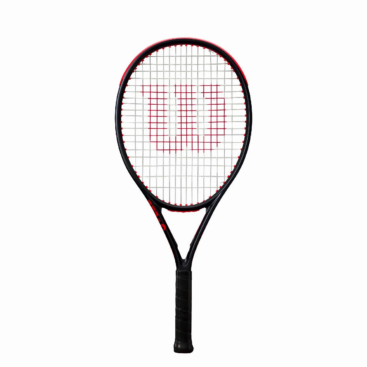 Wilson Clash Racchetta da Tennis 25 V3, Design Innovativo e Struttura Adatta Ai Bambini, Con Ampio Sweet Spot, Giocabilità Rivoluzionaria, Tecnologia Incentrata Sul Comfort, Colore: Nero, Misura: 25