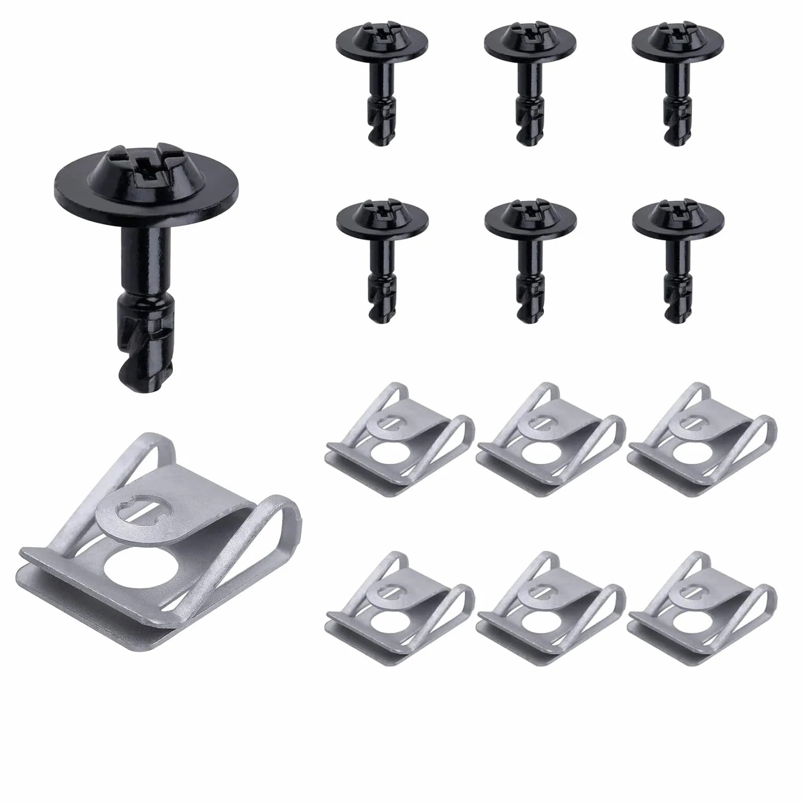 Set di 10 dadi e viti di fissaggio per coperchio motore sotto vassoio motore compatibili con Audi 8K0-805-121 8K0-805-922A B8 A4 A5 A6 C7 A7 A8 Q3 Q5 Q7 S4 S5 S6 S7