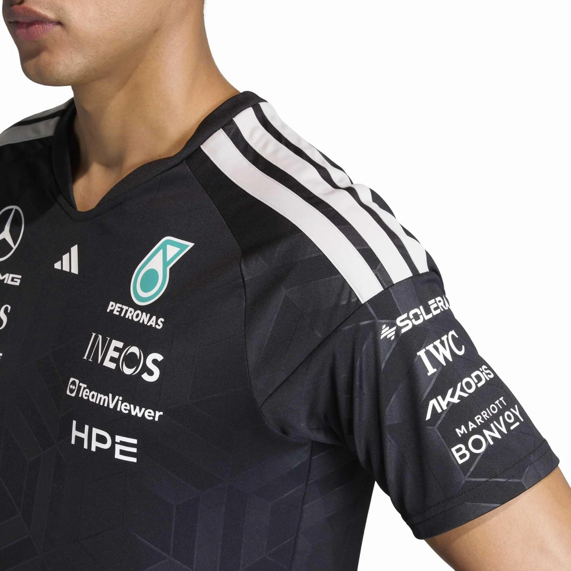 Adidas Mercedes - Amg Petronas Formula 1 Team Driver Jersey Polo Shirt Uomo