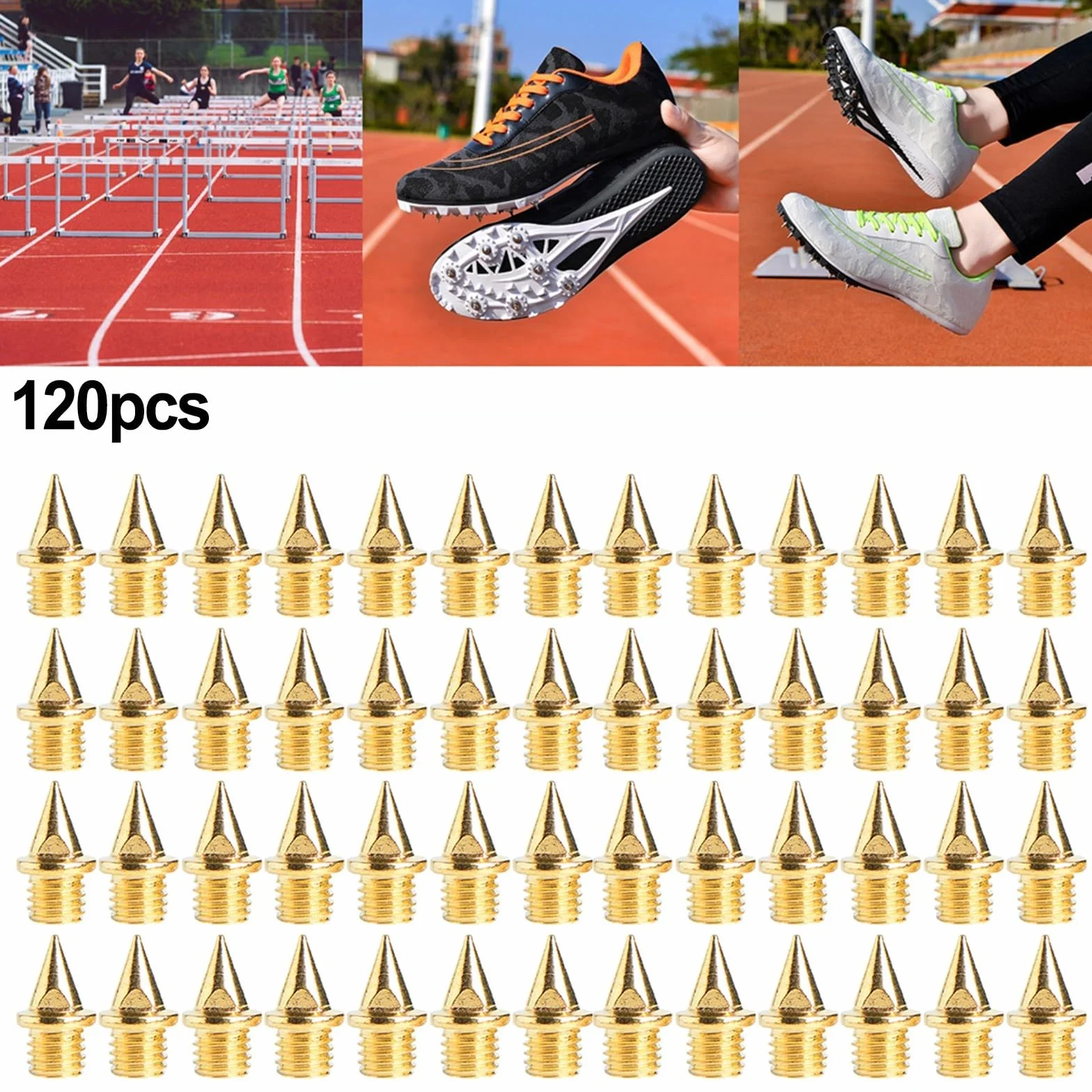 Punte da corsa 1/4 pollici acciaio 7 mm per scarpe atletica Cross Country