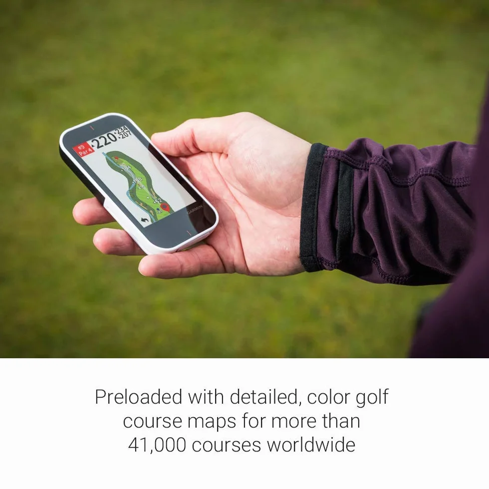 Garmin Approach G80 GPS da Golf Portatile All-in-one con Monitor di Lancio Integrato Touch Screen 3,5" Nero/Bianco