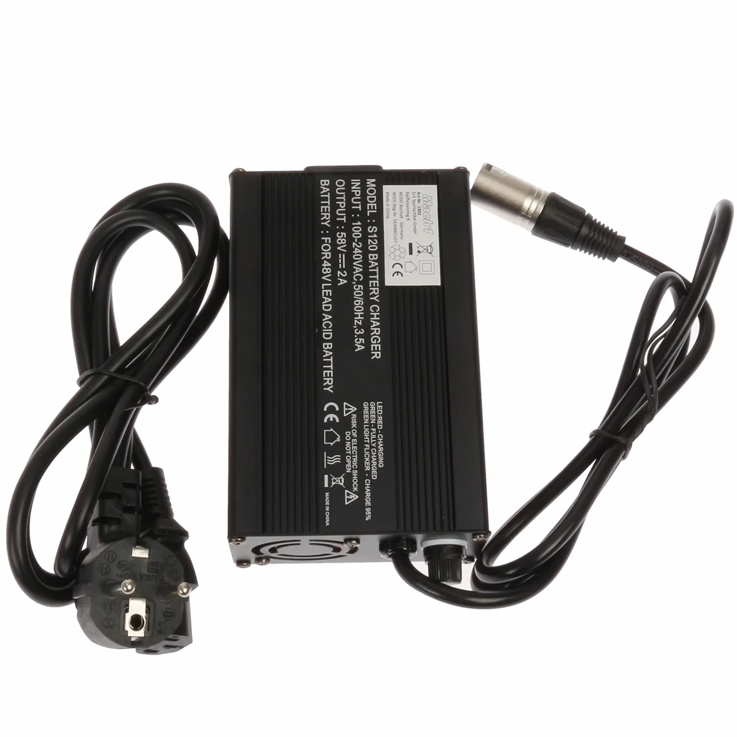Mach1 Caricatore per scooter elettrico 48V 2A modello 6