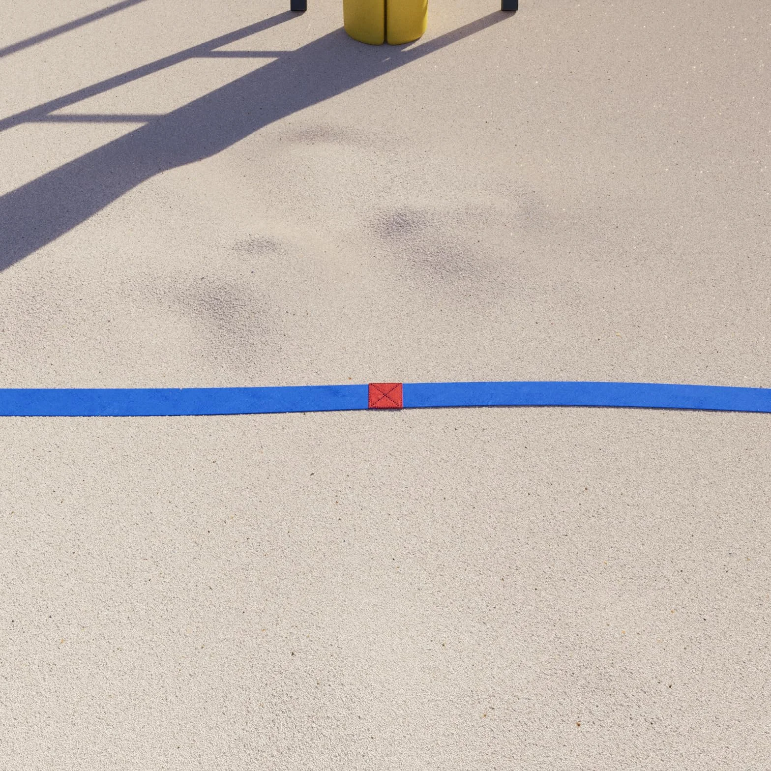 QLS Beachvolley E05799 Marcatore per pallone da beach volley 16 x 8 m Blu