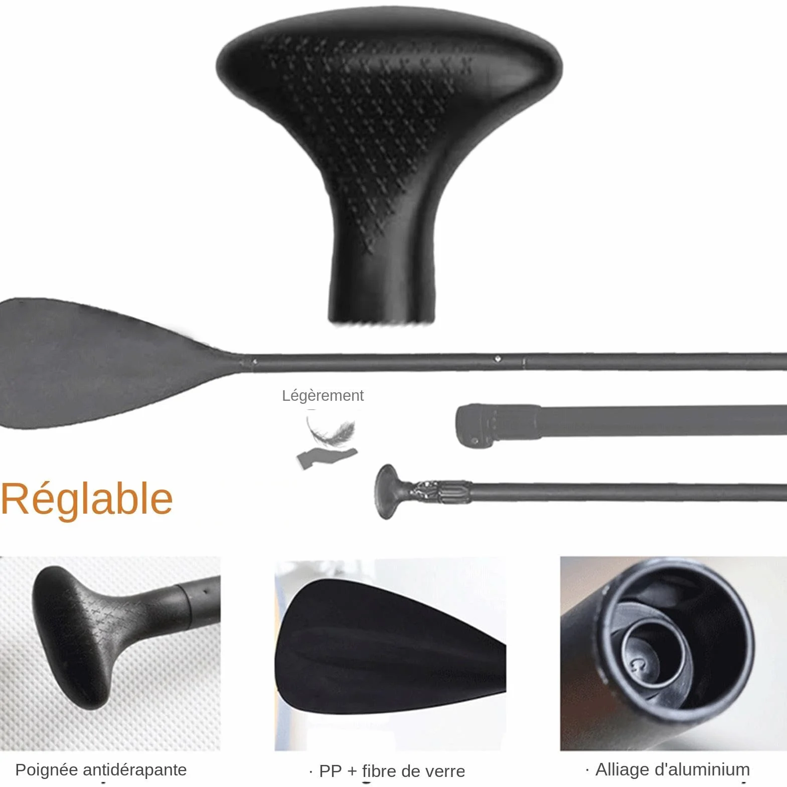 Maniglia a T per Paddle Board in PE Antiscivolo Impugnatura Surf