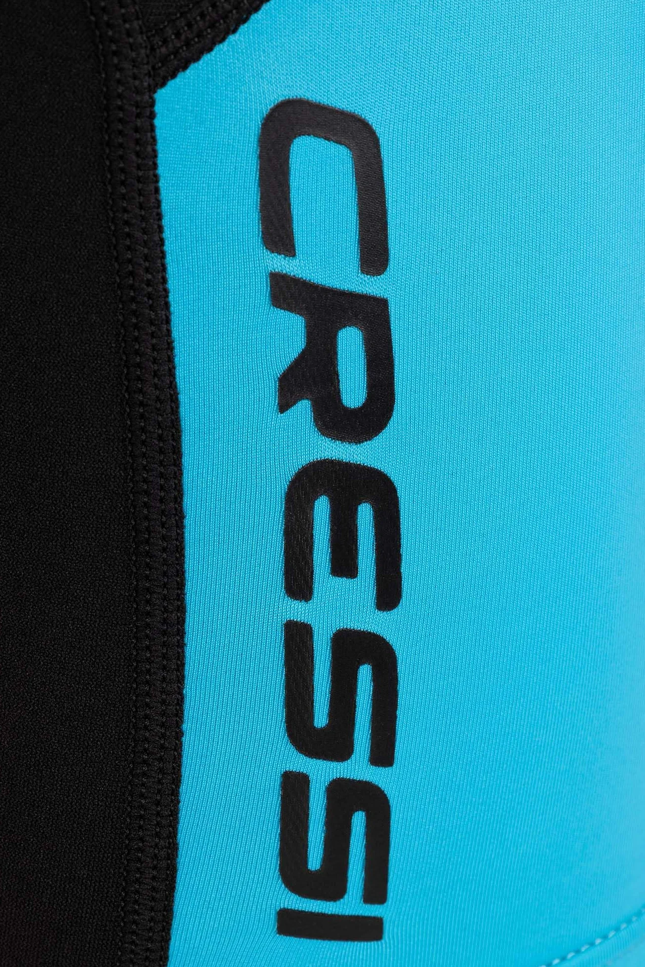 Cressi Little Shark Muta Shorty 2 mm Bambini Unisex Maniche Corte Protezione Termica UV Nuoto Snorkeling Sport Acquatici Zip Frontale