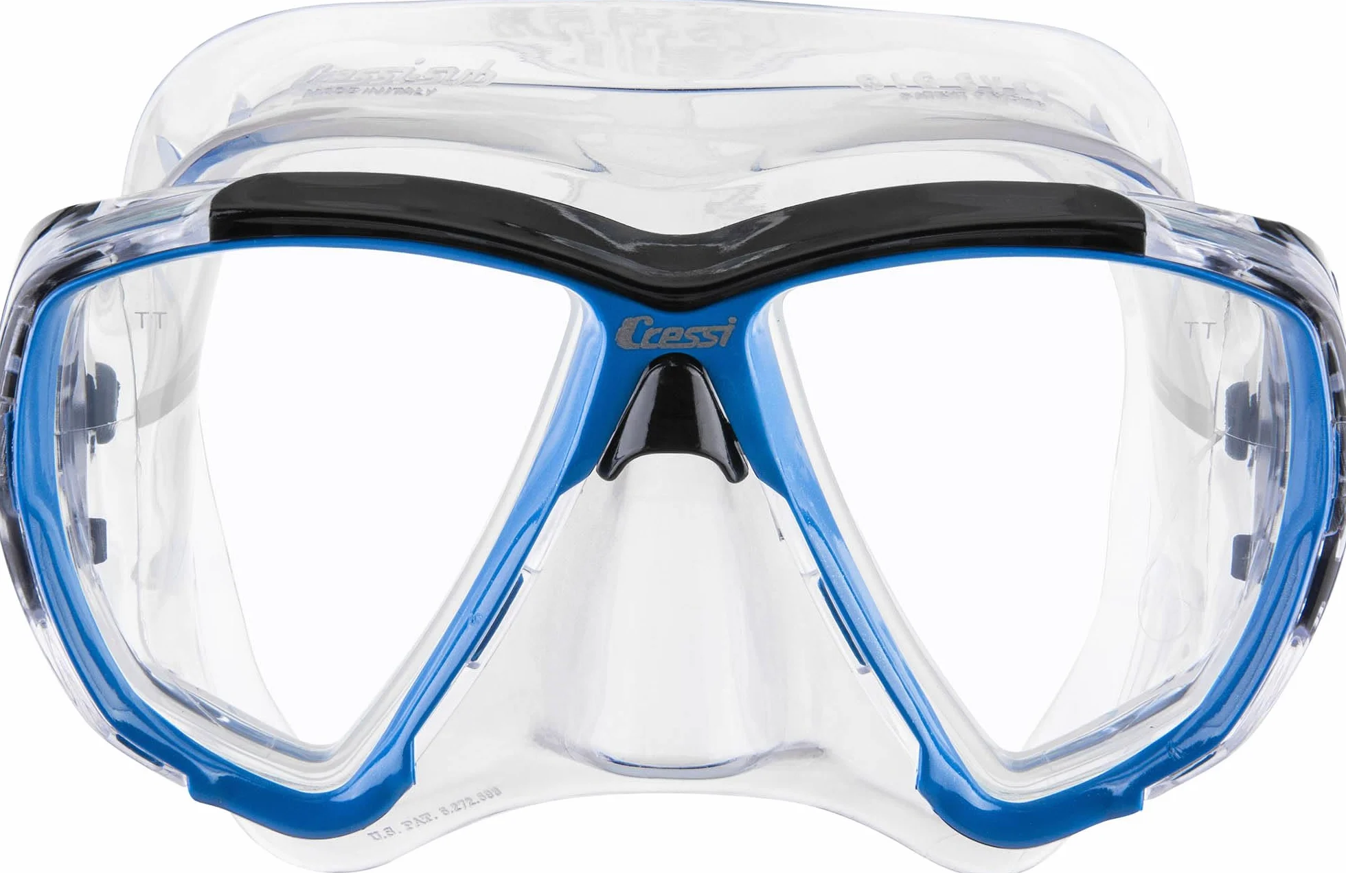 CRESSI Big Eyes Maschera Singola o Combo Set Maschera + Snorkel Ultra Dry per Immersioni e Snorkeling