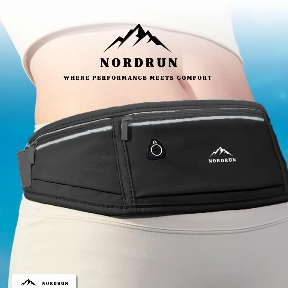 Marsupio Running Impermeabile Uomo Donna per Corsa Sport Trekking Fitness Jogging Cintura Palestra per Cellulare