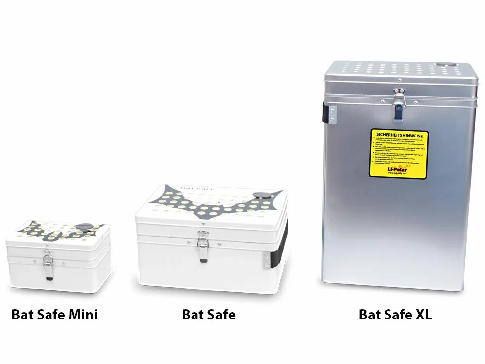 Cassaforte BAT-Safe LiPo per ricarica e conservazione sicura delle batterie