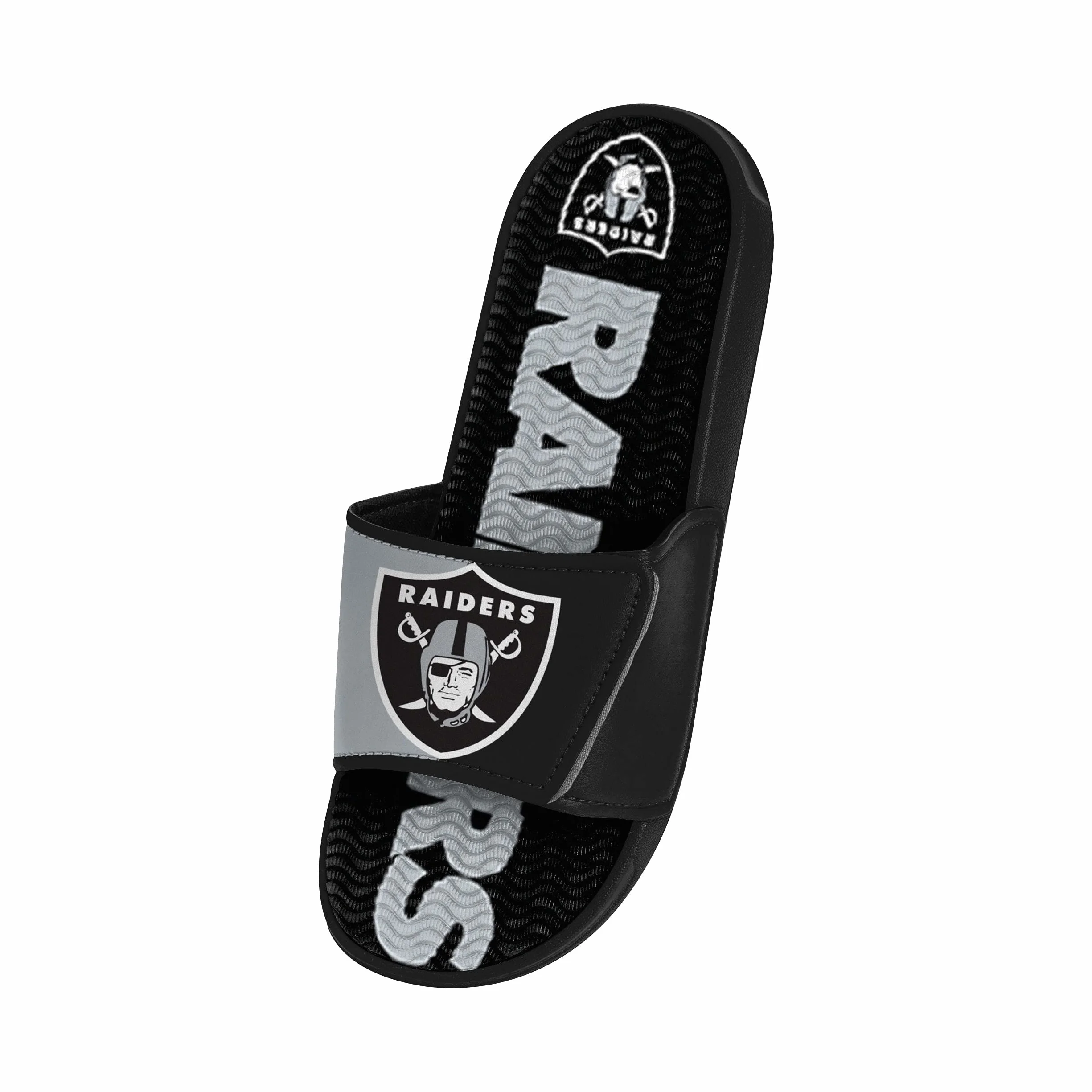 FOCO New Orleans Saints NFL Wordmark Gel Slides Sandali Uomo - 7-8