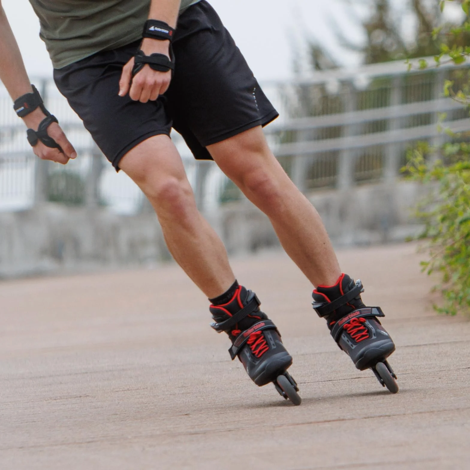 Rollerblade ZETRABLADE Pattini in linea Uomo nero rosso