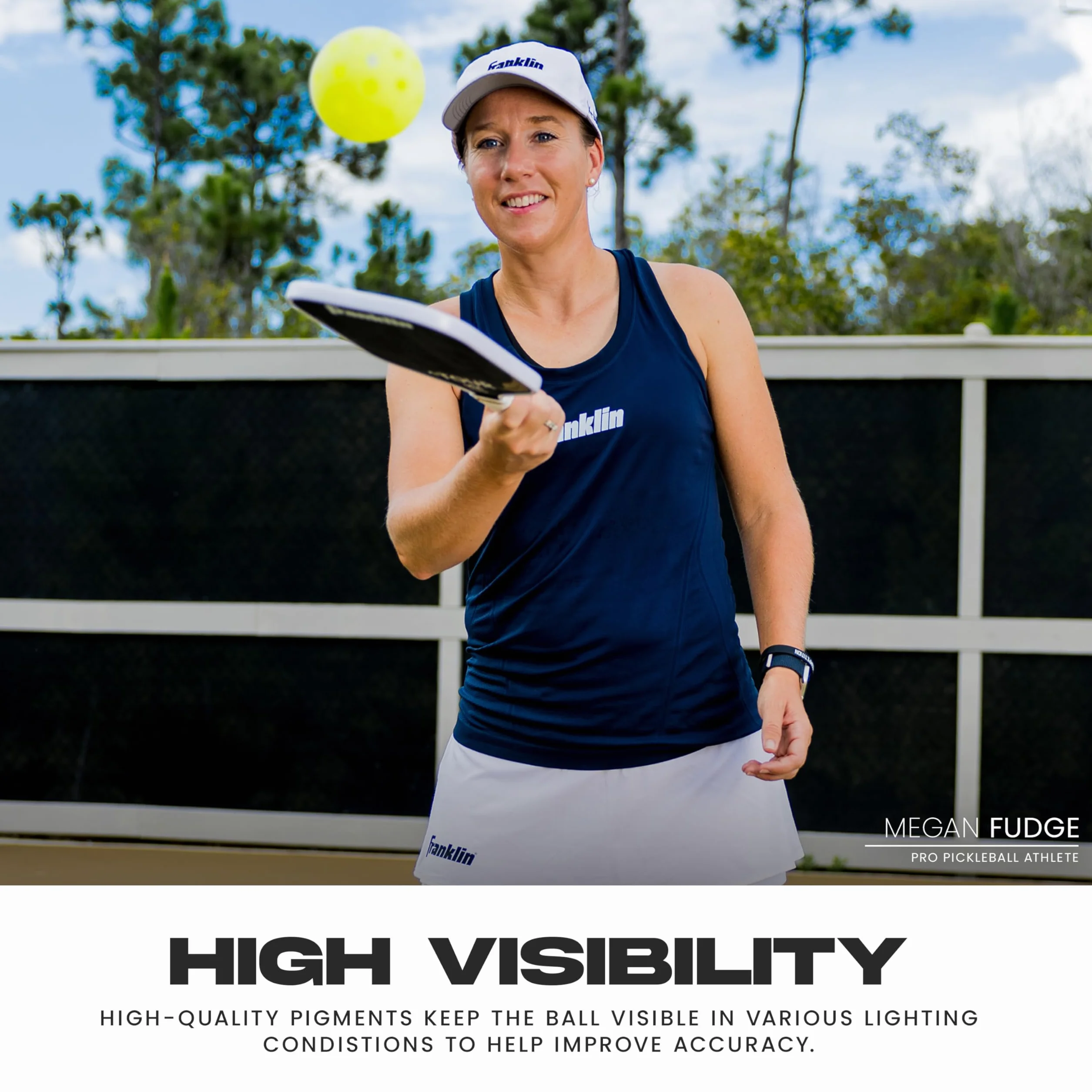 Franklin Sports X-40 Outdoor Pickleballs - USAPA Official Balls - Optic Yellow 50 Pack