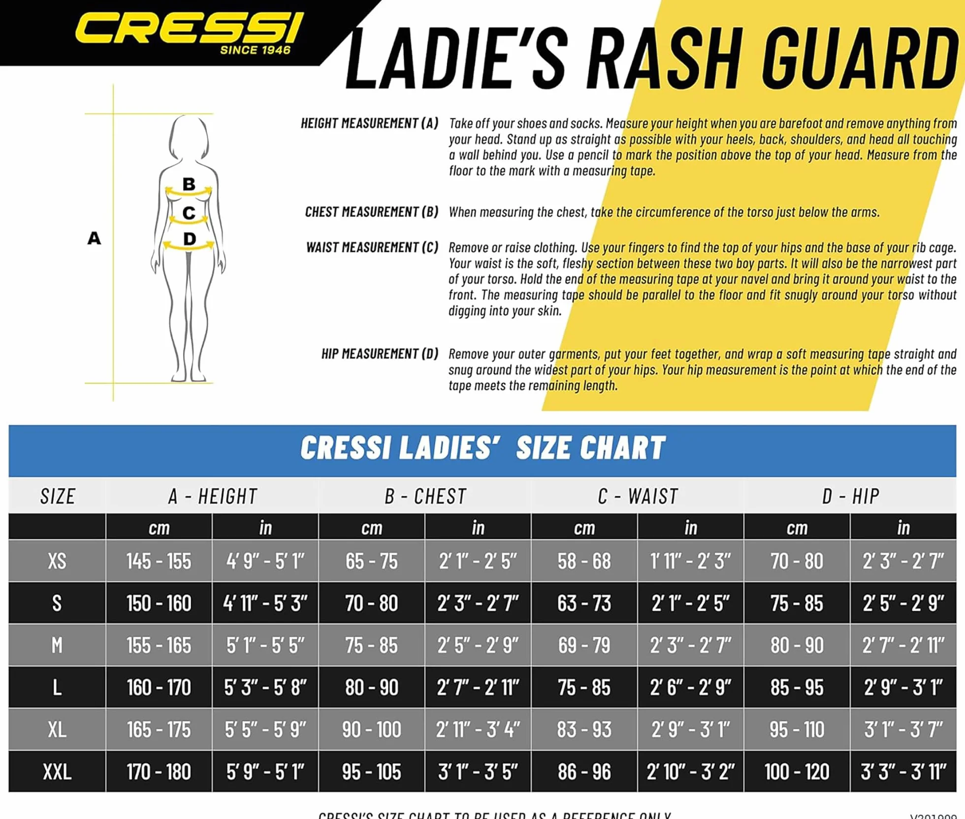 Cressi Lady Rash Guard Long Sleeves Maglia Protettiva per SUP Sport Acquatici Donna