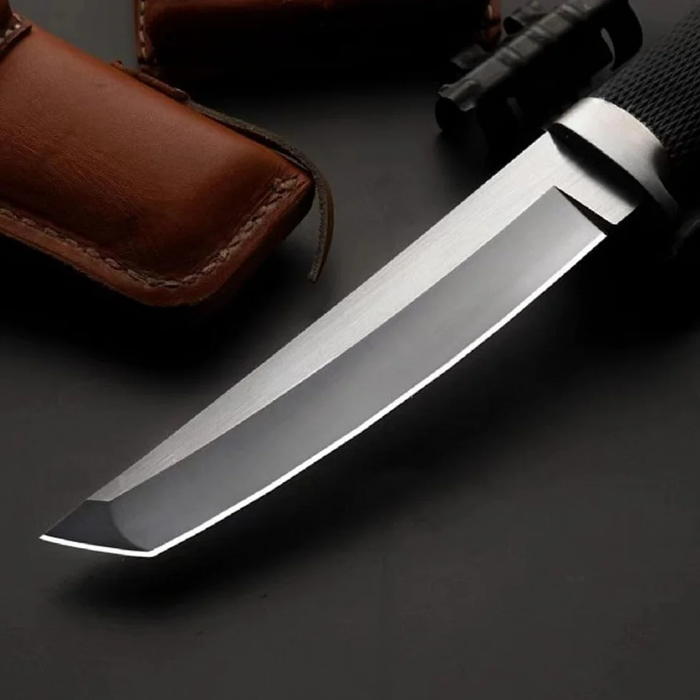 Generico TEERMA TR1 Forgiatura integrata fixed blade Coltello multiuso, Utilizzato principalmente per campeggio, caccia, pesca, esplorazione della giungla, escursionismo