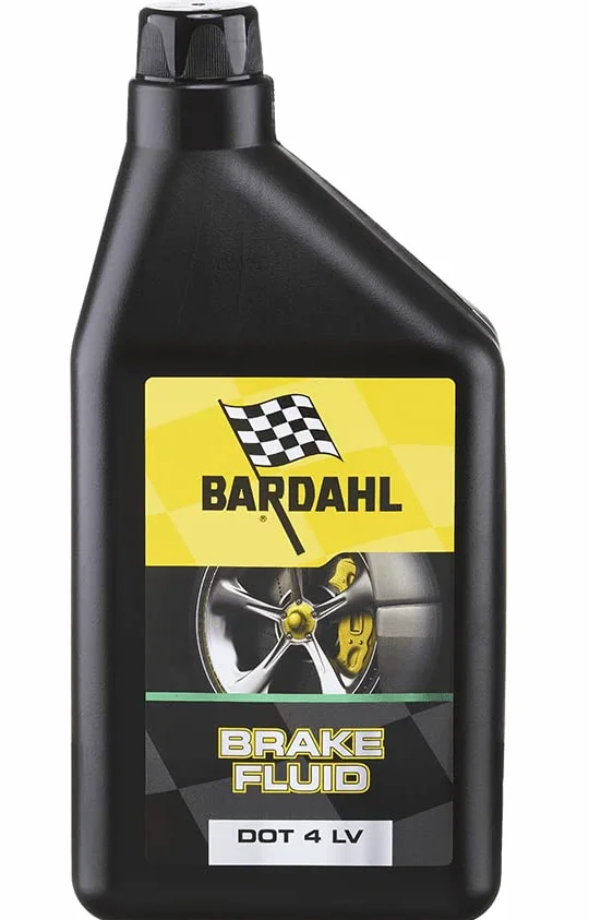Bardahl Brake Fluid DOT 4 LV Liquido Fluido Speciale per Freno Servocomandi Auto Moto Veicoli Commerciali 1 LT