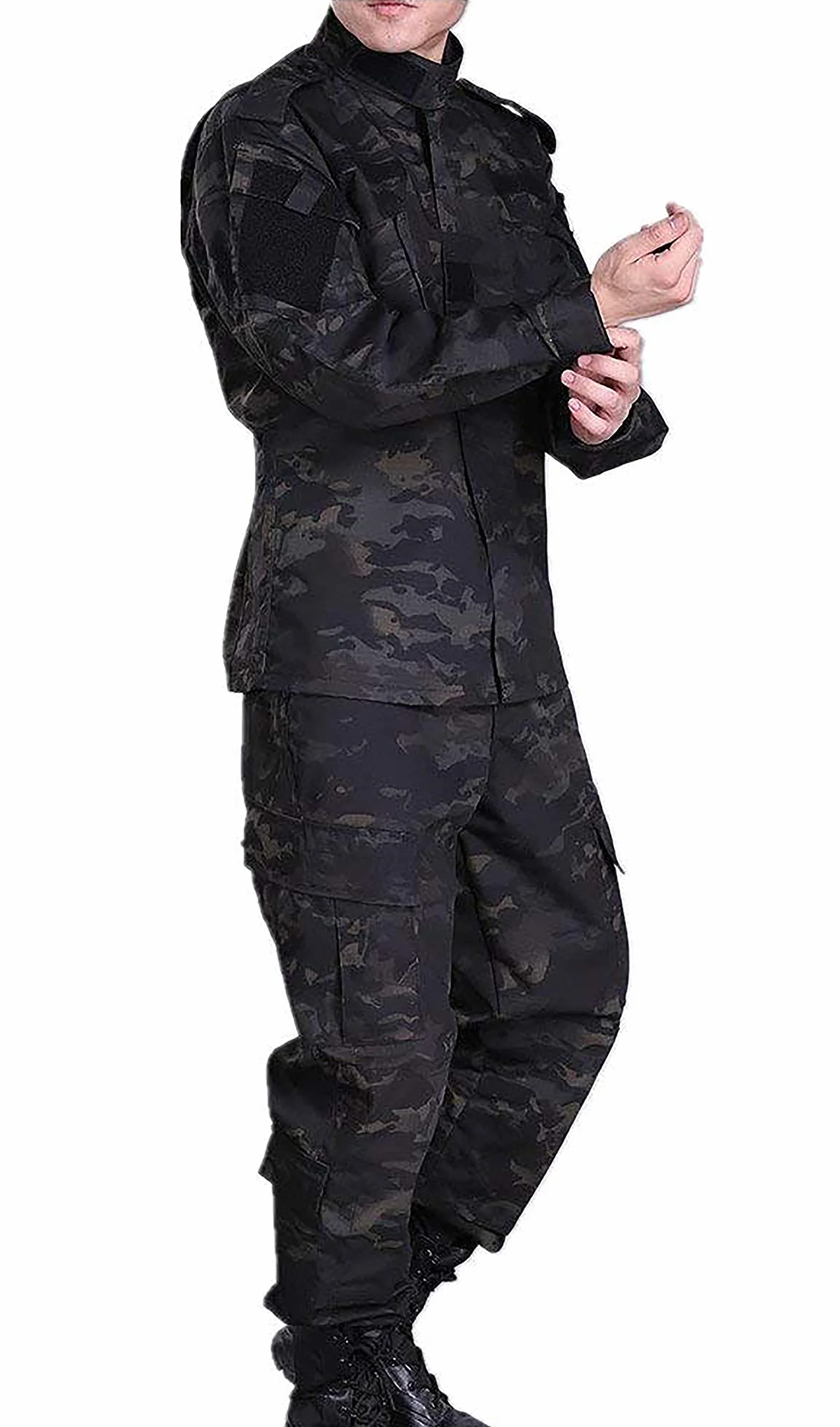 Paintball Airsoft Tactical Suit Men BDU Uniform Jacket Camo Shirt & Pants con Cintura