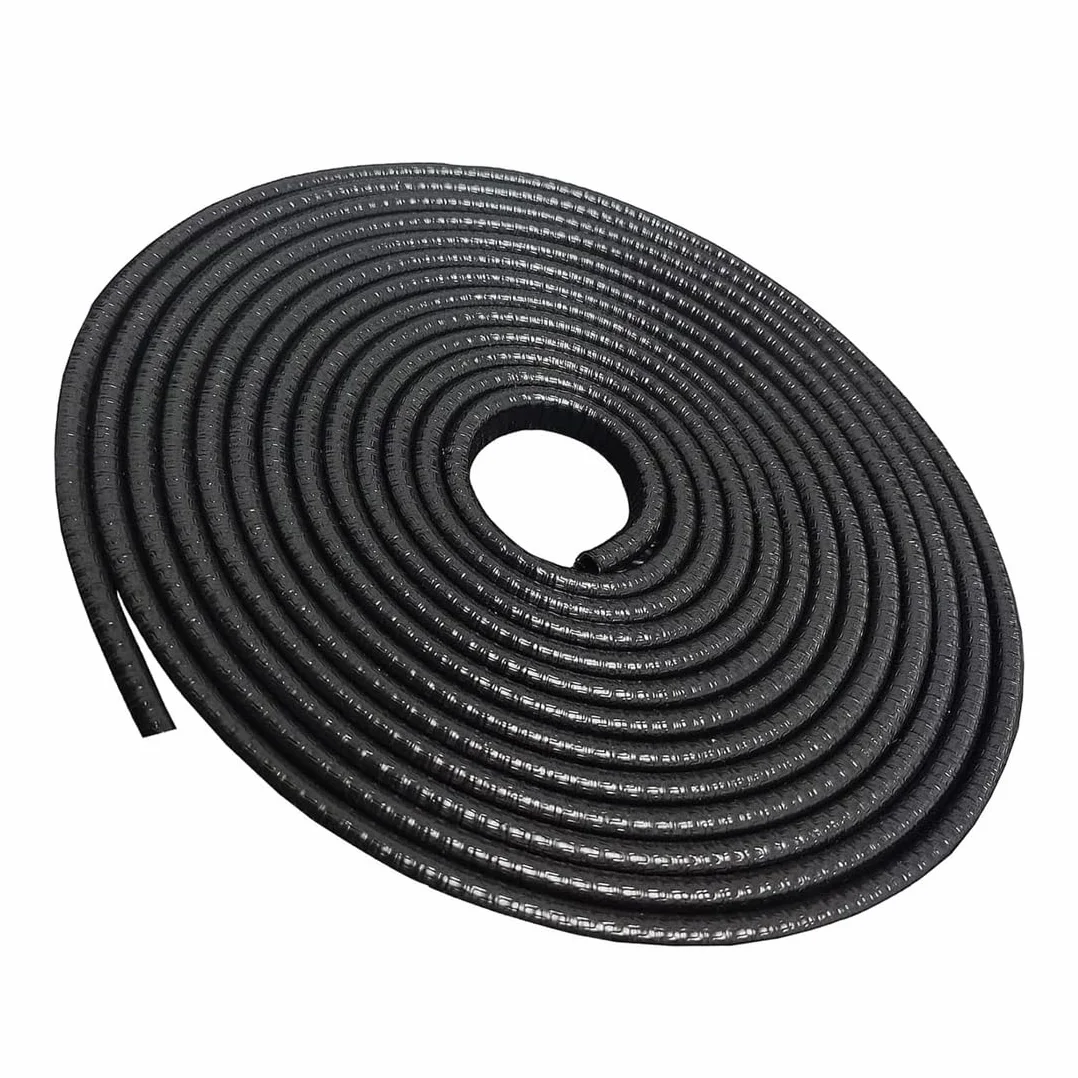 2 Pezzi Protezione Portiera Auto, 5M Paraspigoli Anti-perdite, in gomma a forma di U, ricambi per la maggior parte delle auto, per auto Porte, bagagliaio, cofano (Nero)