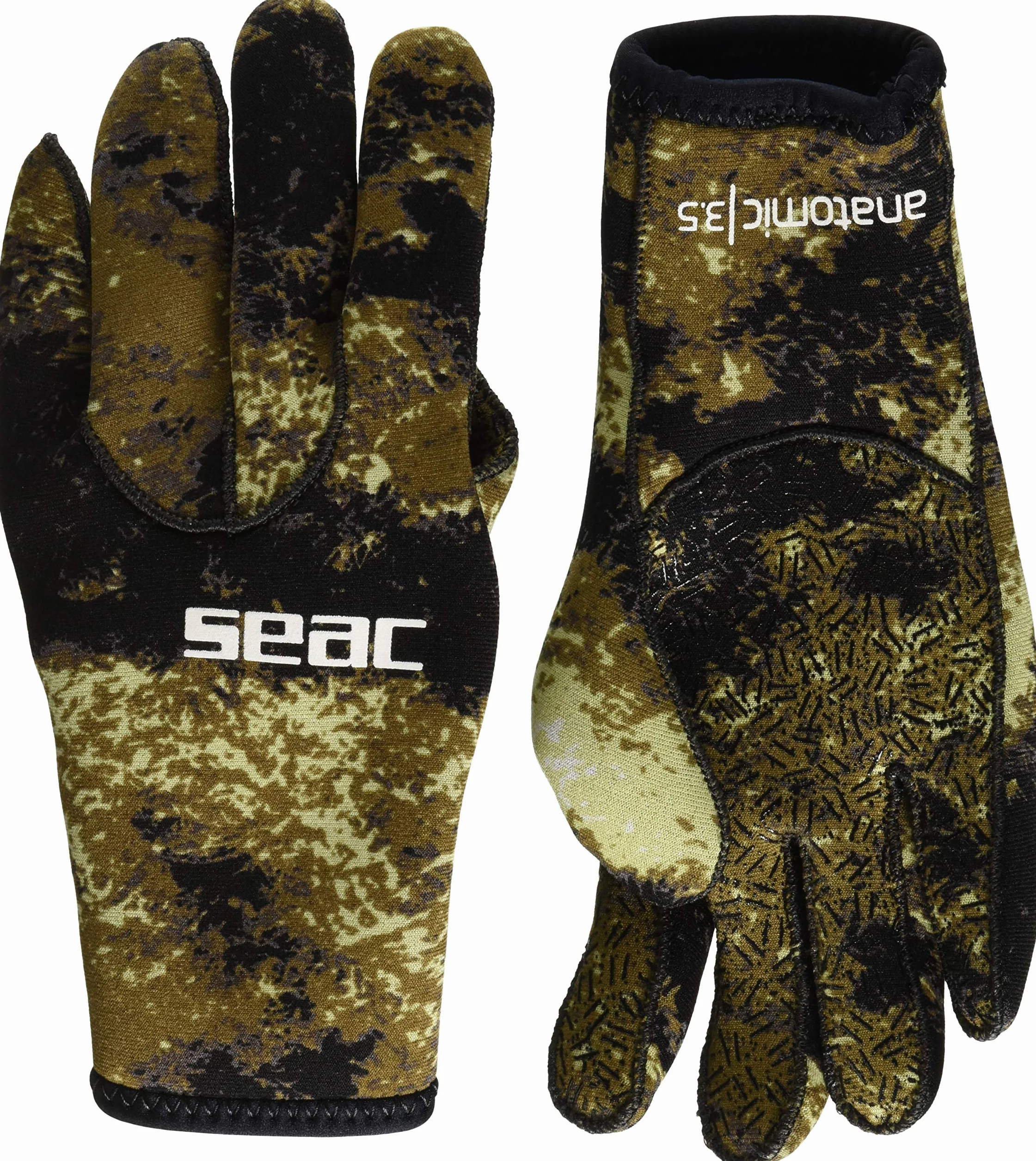 SEAC Anatomic Camo Gloves Neoprene 3.5 mm Pesca Subacquea Apnea