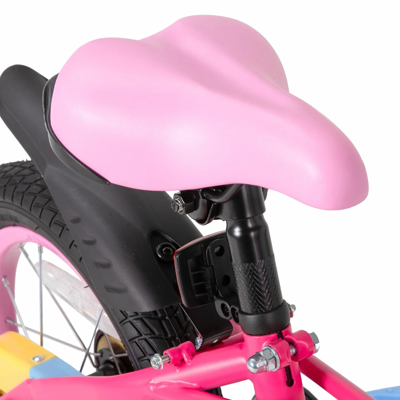STITCH Macaron Bicicletta da Bambino 12-18 Pollici con Stabilizzatore e Cestino