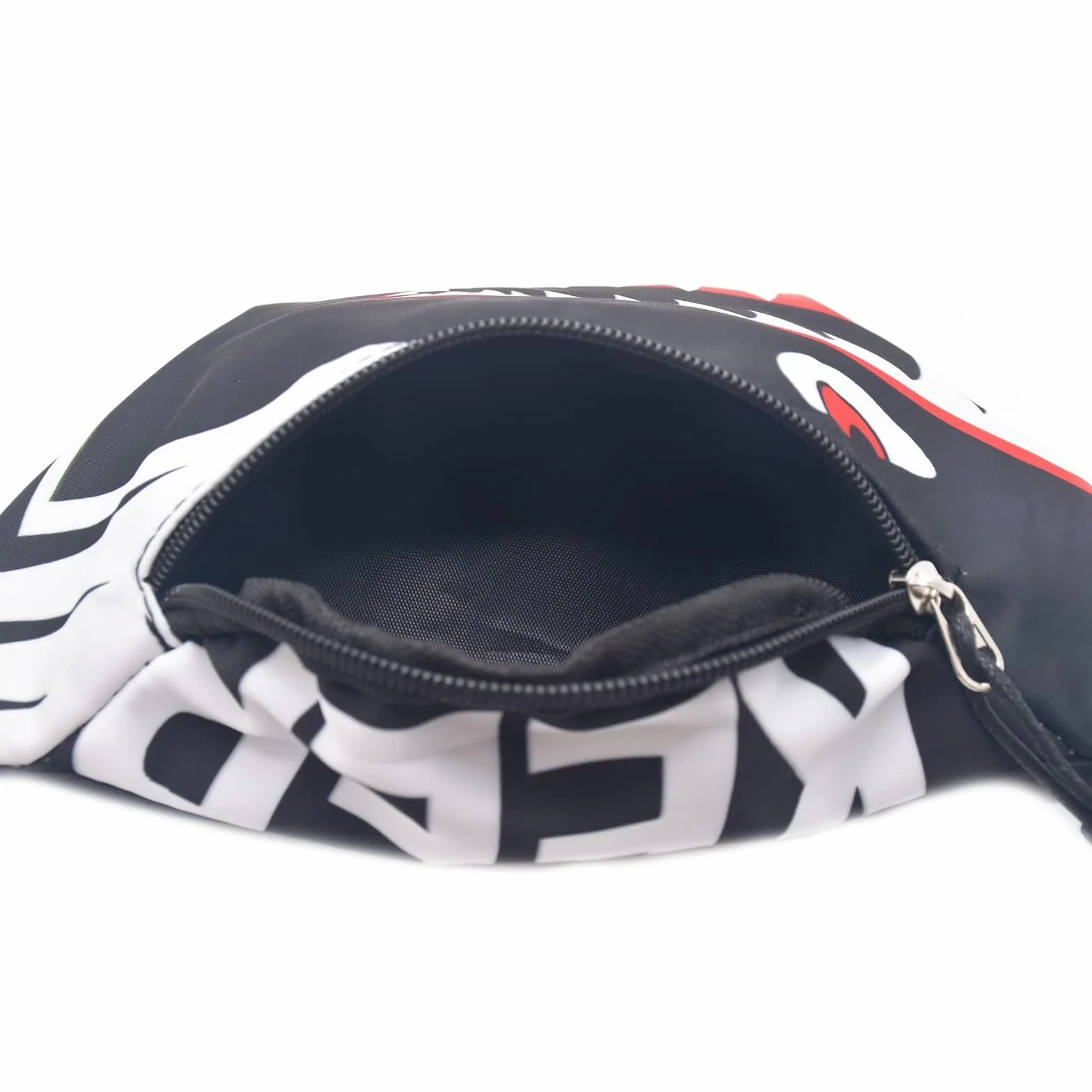 Marsupio per Bambini a Forma di Cartone Animato in Nylon Nero per Corsa Escursionismo Viaggi