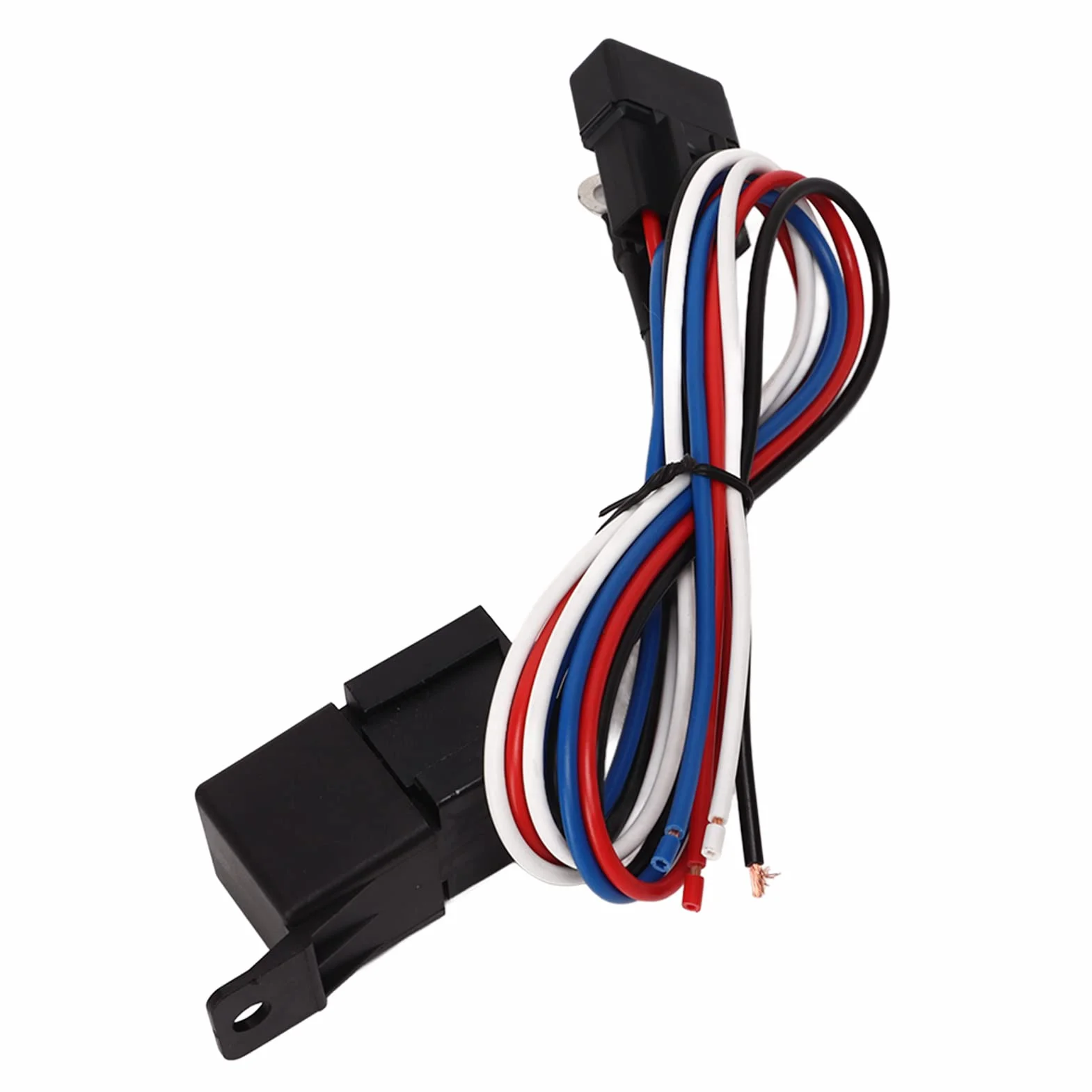 12V Kit Cavi Relè Termostato Ventola Radiatore Elettrico, Kit Relè Ventola Raffreddamento con Termostato Regolabile