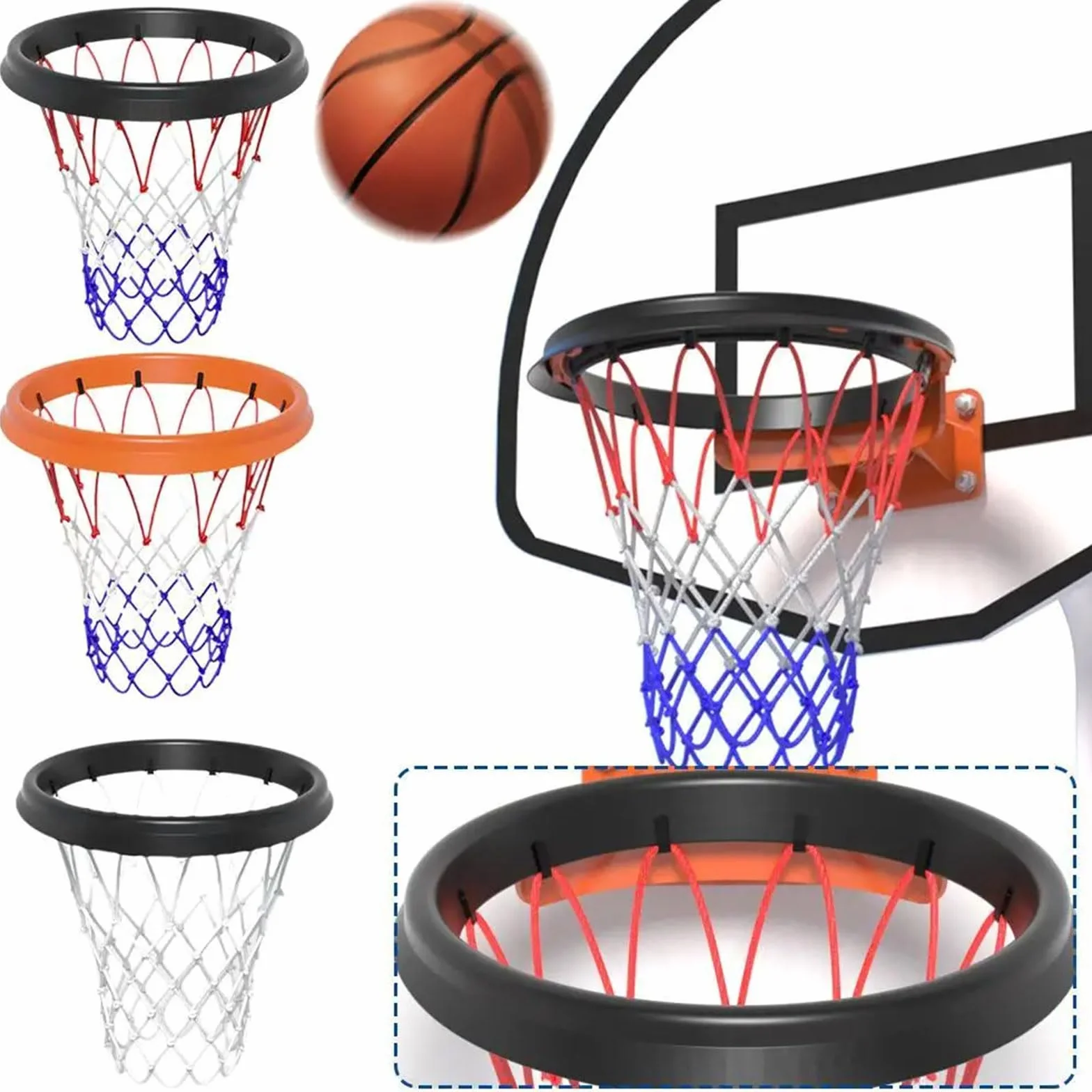 PU Basket Net Scuola Net Frame Indoor Outdoor Staccabile Portatile