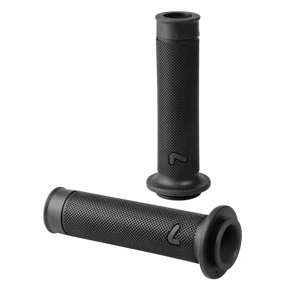 Lampa 90578 Sport-Grip, manopole per Manubrio Moto universali Set 2 Pezzi Destra e Sinistra in Gomma- Nero
