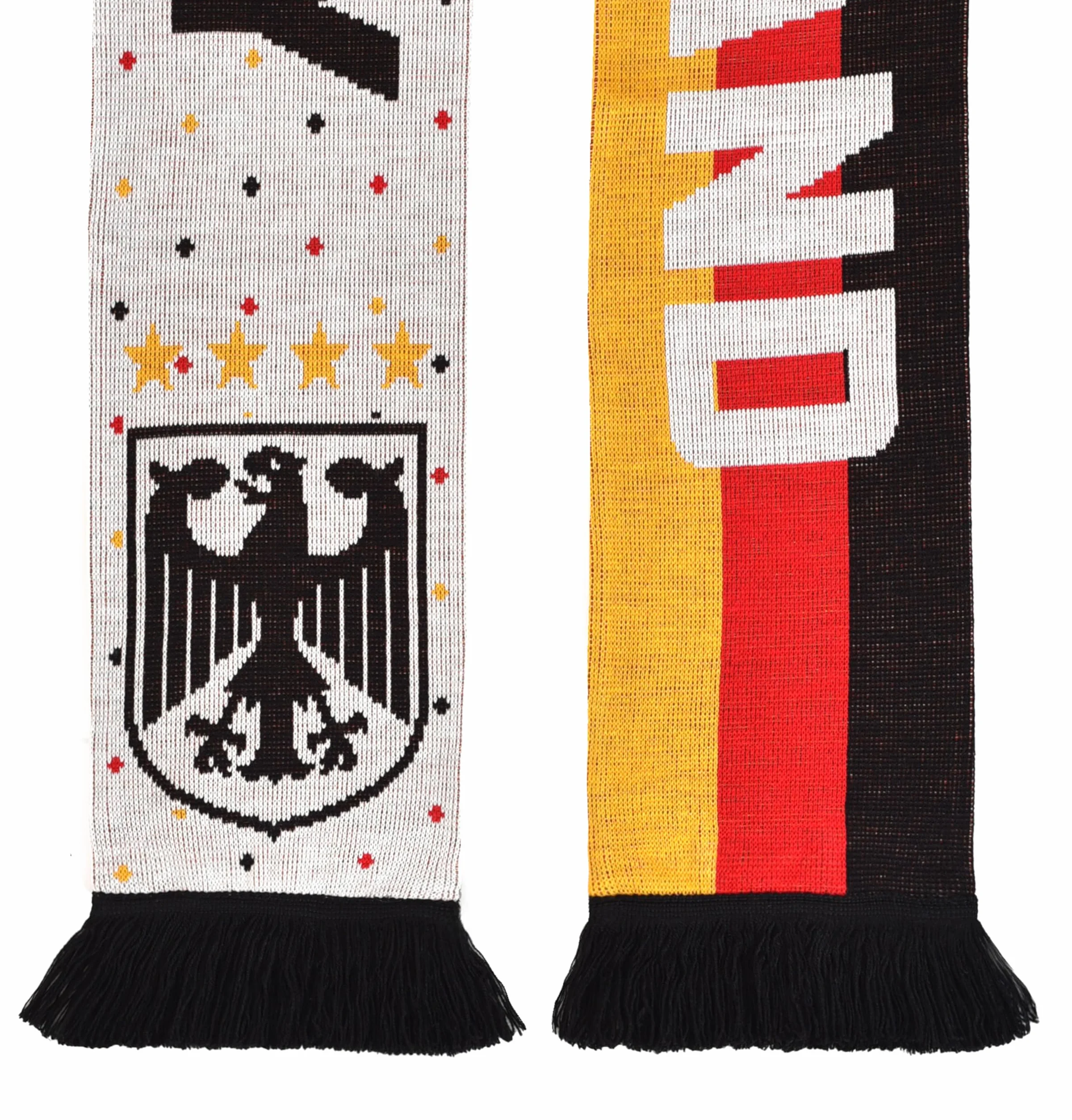 Euroscarves Sciarpa lavorata a maglia a righe Germania Deutschland