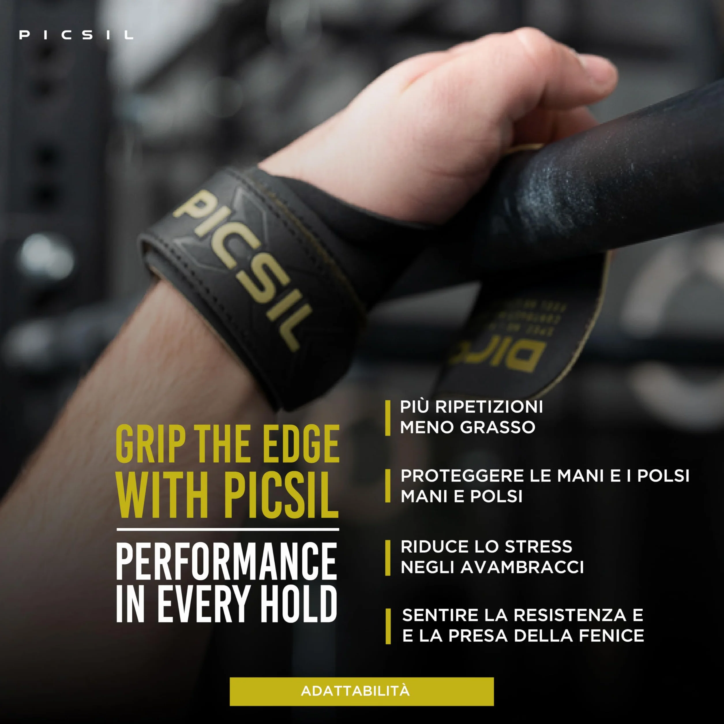 PICSIL Paracalli Phoenix Grips Protezione Mani per Barre Ruvide e Lisce Cross Training Ginnastica Calisthenics