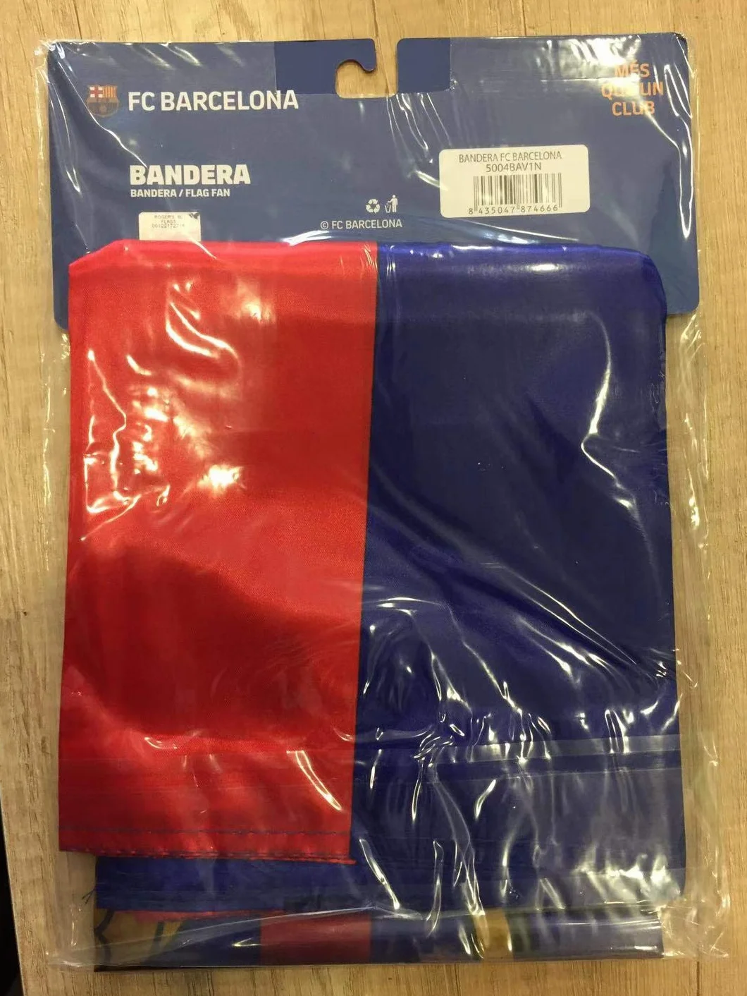 Bandiera verticale FC Barcelona Licenza Ufficiale 100x150 Poliestere