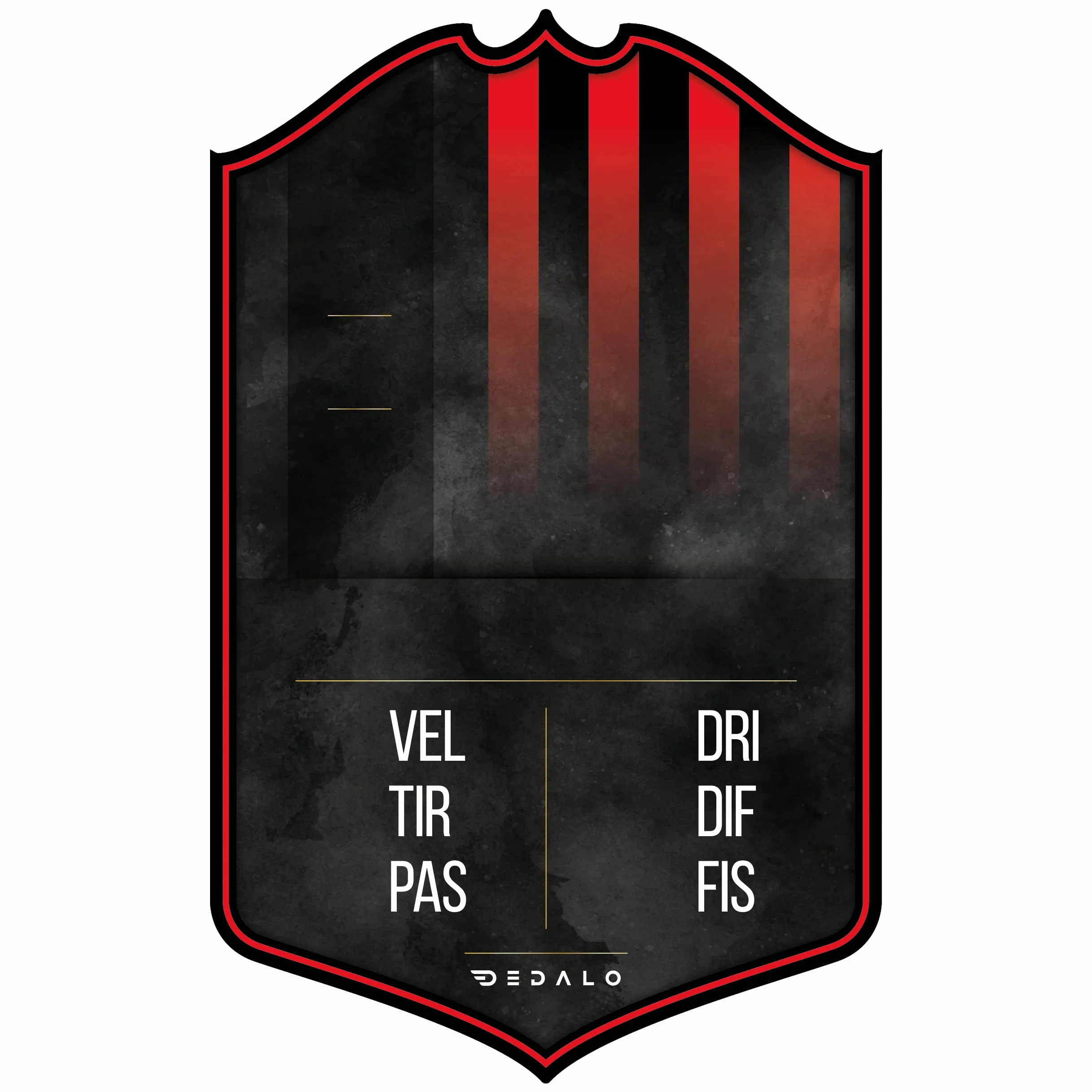 Card Calciatore Personalizzata Stile FUT con Foto Scudetto Statistiche Regalo Calcio