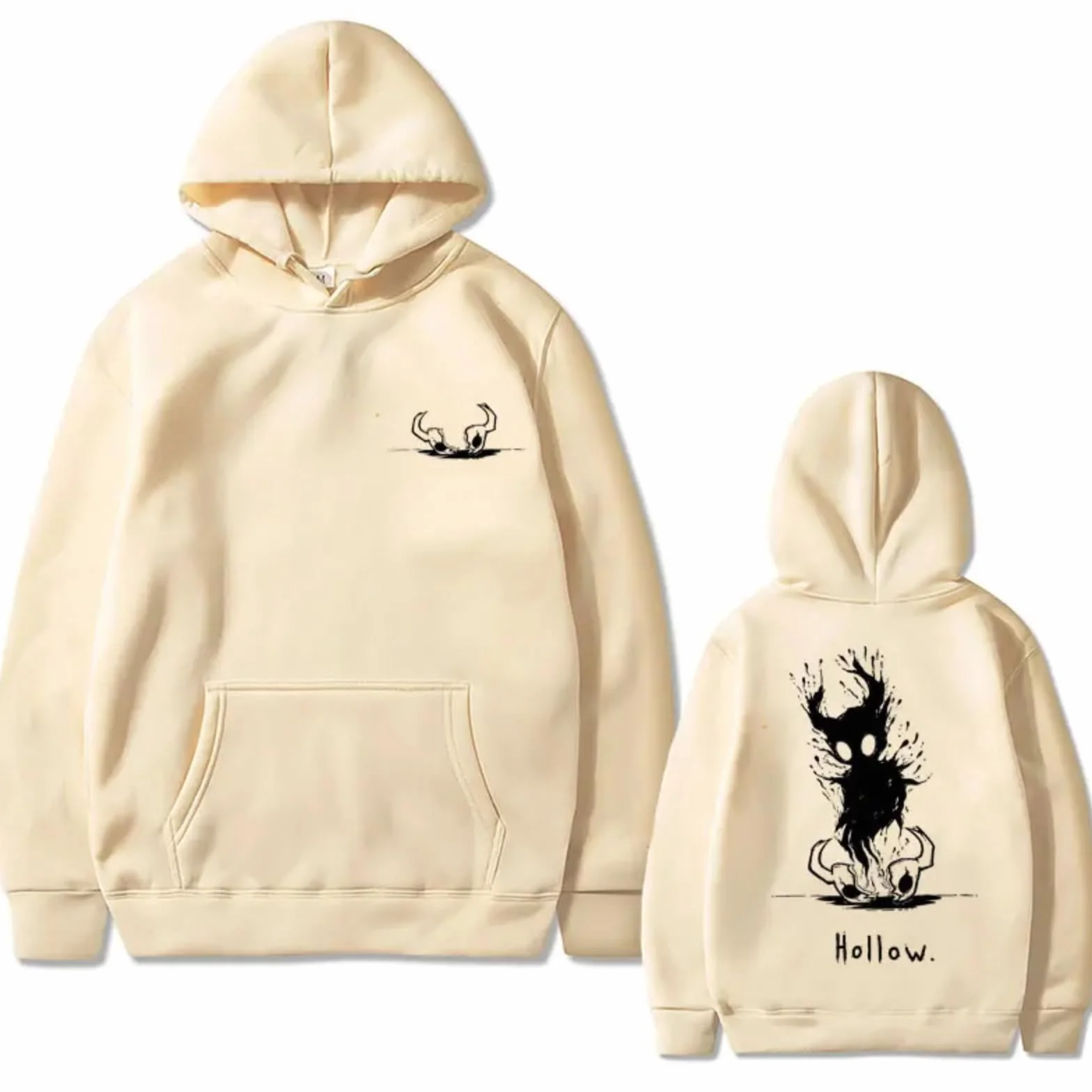 Knight Hooded Sweatshirt Men's Casual Hoodie Long Sleeve with Pocket Streetwear