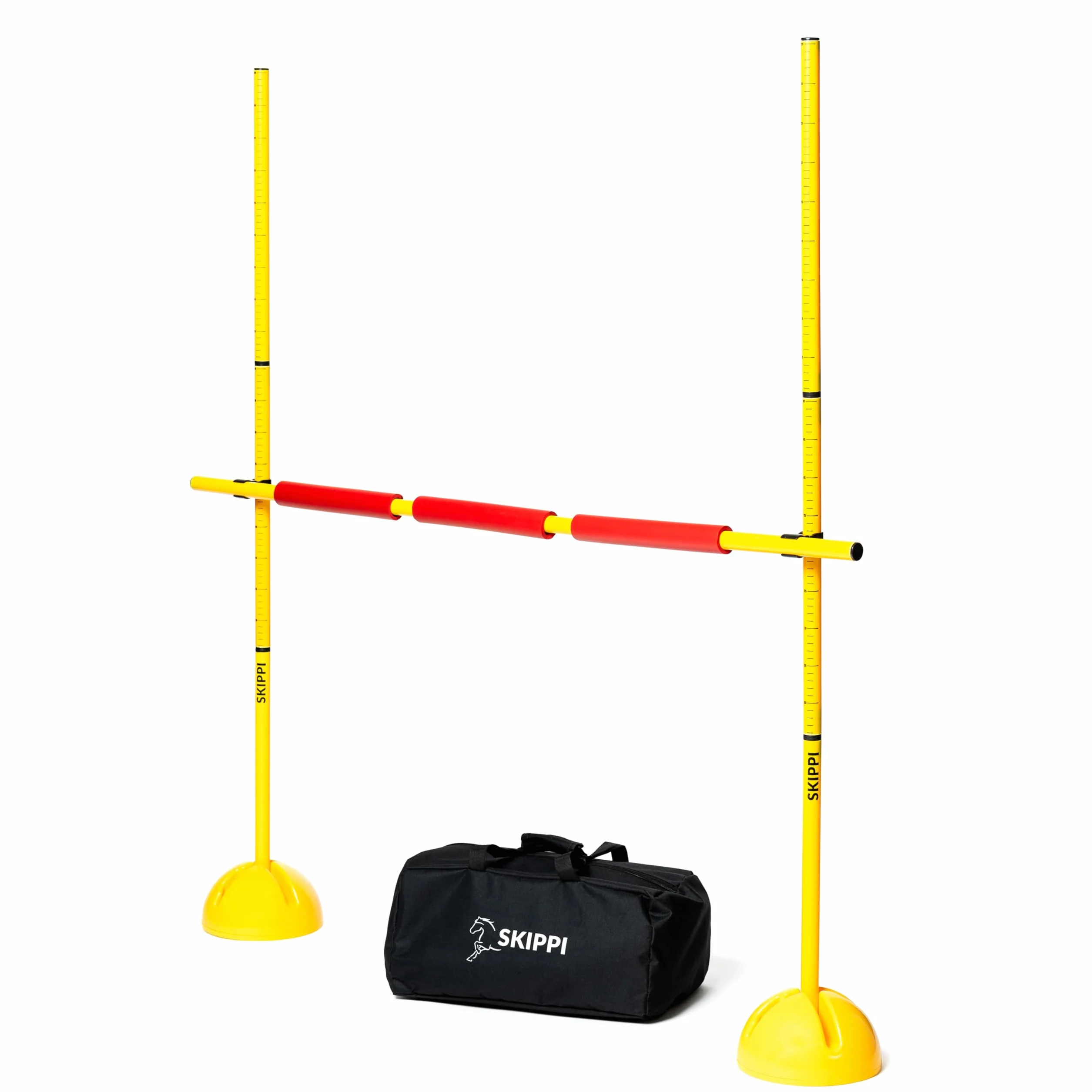 SKIPPI Ostacolo per Hobby Horse 135 cm, Leggero e Portatile con Bastone
