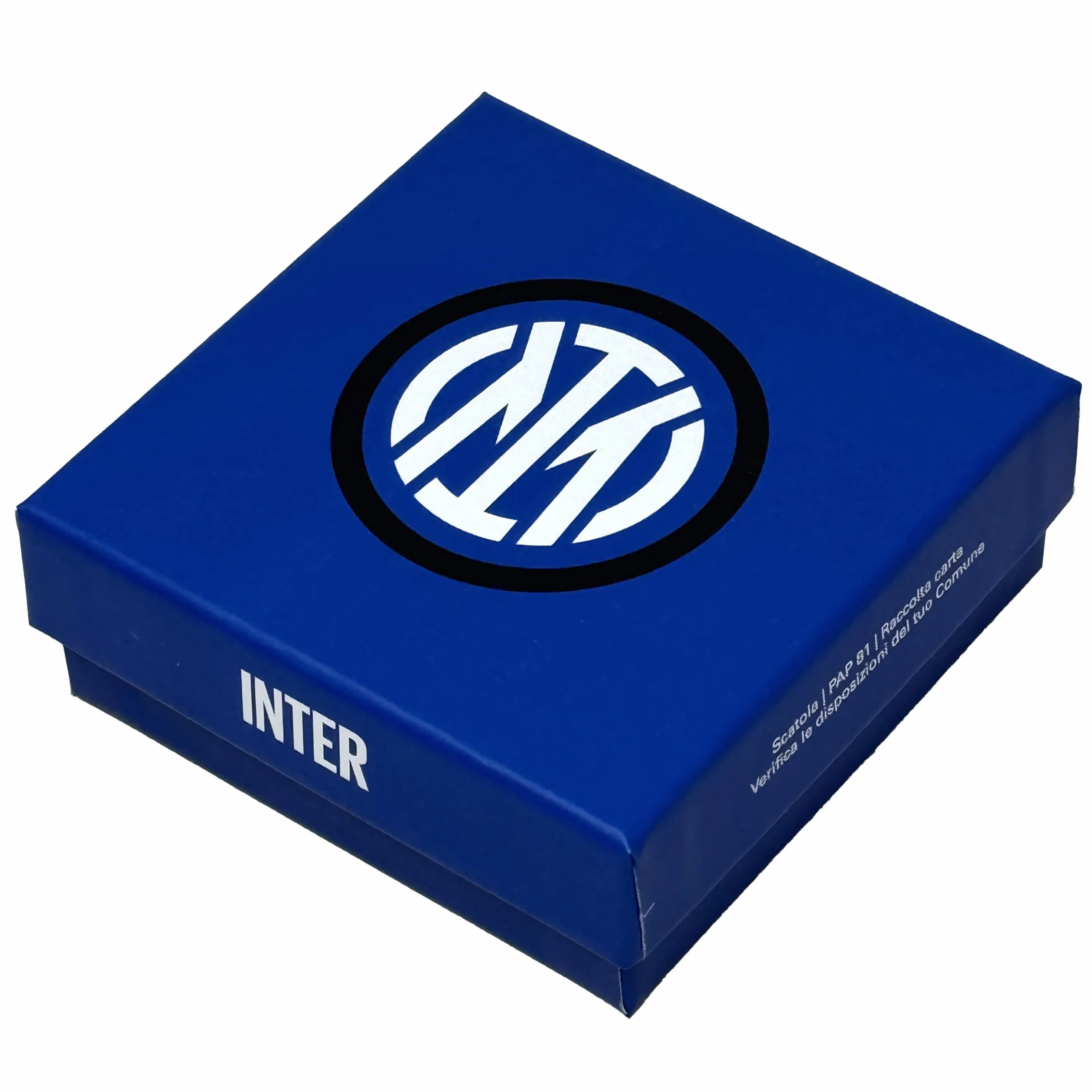 Clondo Portachiavi Fc Inter Acciaio Inossidabile Prodotto Ufficiale Calcio Gadget Elegante Resistente Logo Idea Regalo Tifosi Neroazzurri