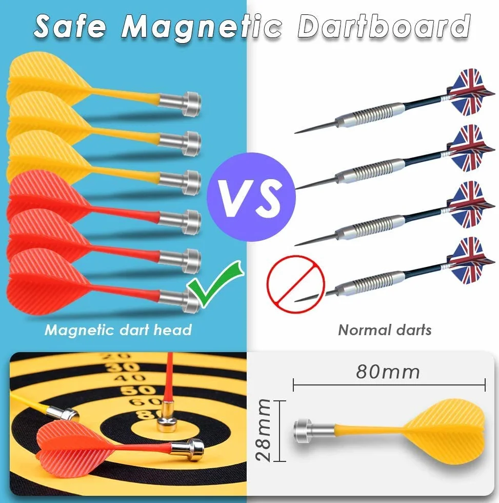 Set di Bersaglio Freccette Ø38cm per Bambini